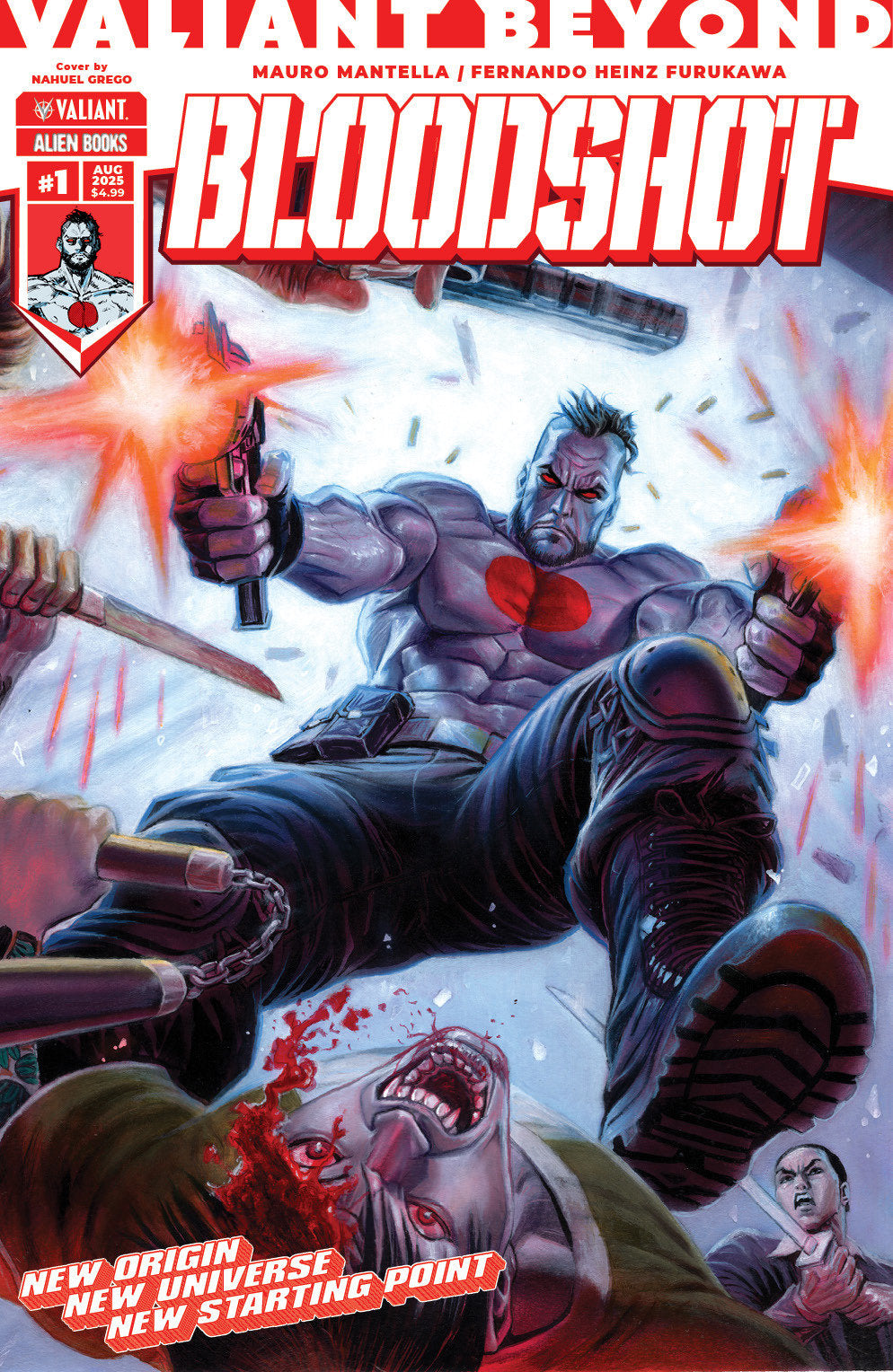 Valiant Entertainment Valiant Beyond Bloodshot #1 Nahuel Grego