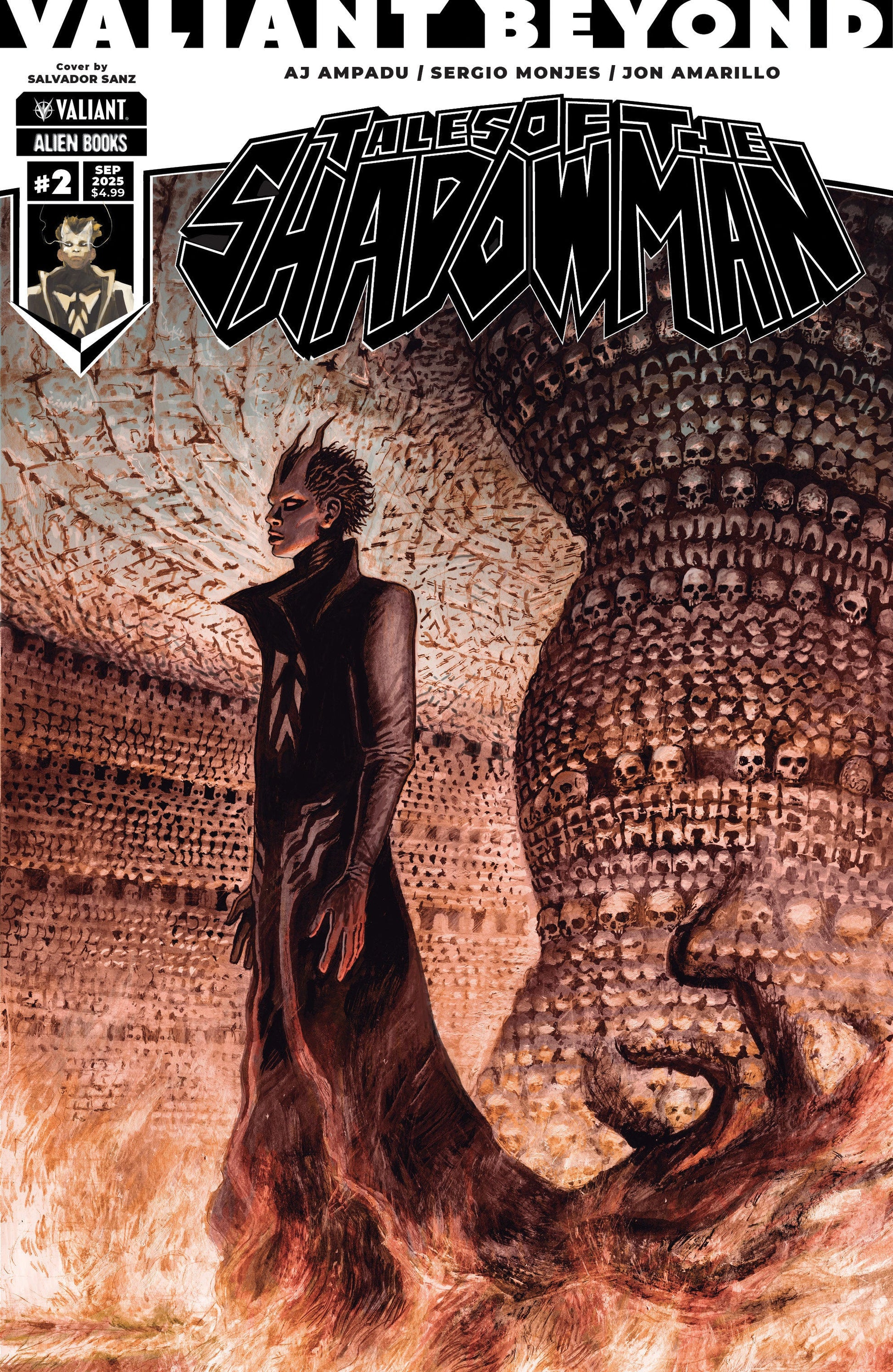 Valiant Entertainment Valiant Beyond Tales Shadowman #2 Salvador Sanz Cover B
