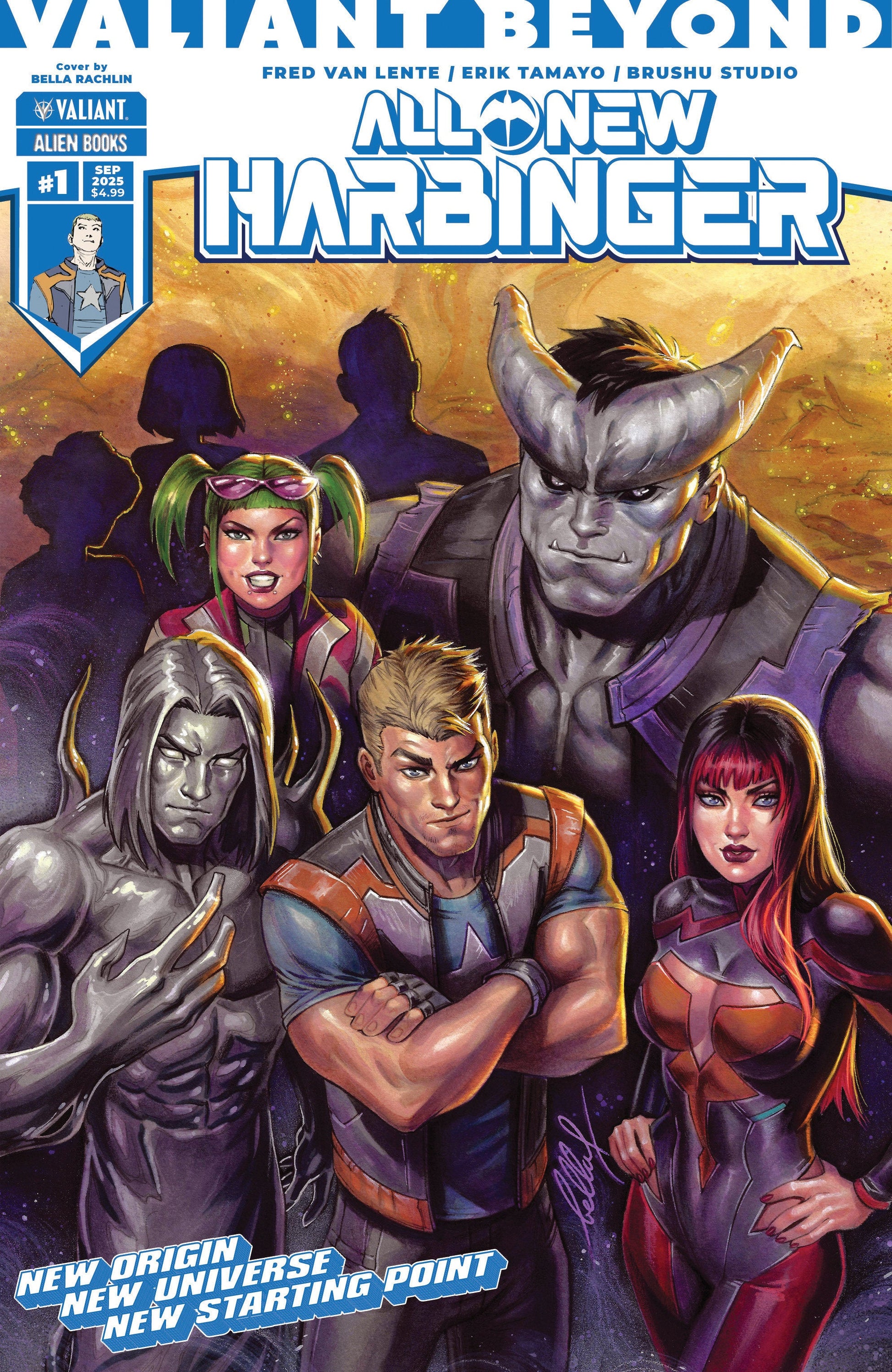 Valiant Entertainment Valiant Beyond All New Harbinger #1 Bella Rachlin Cover A