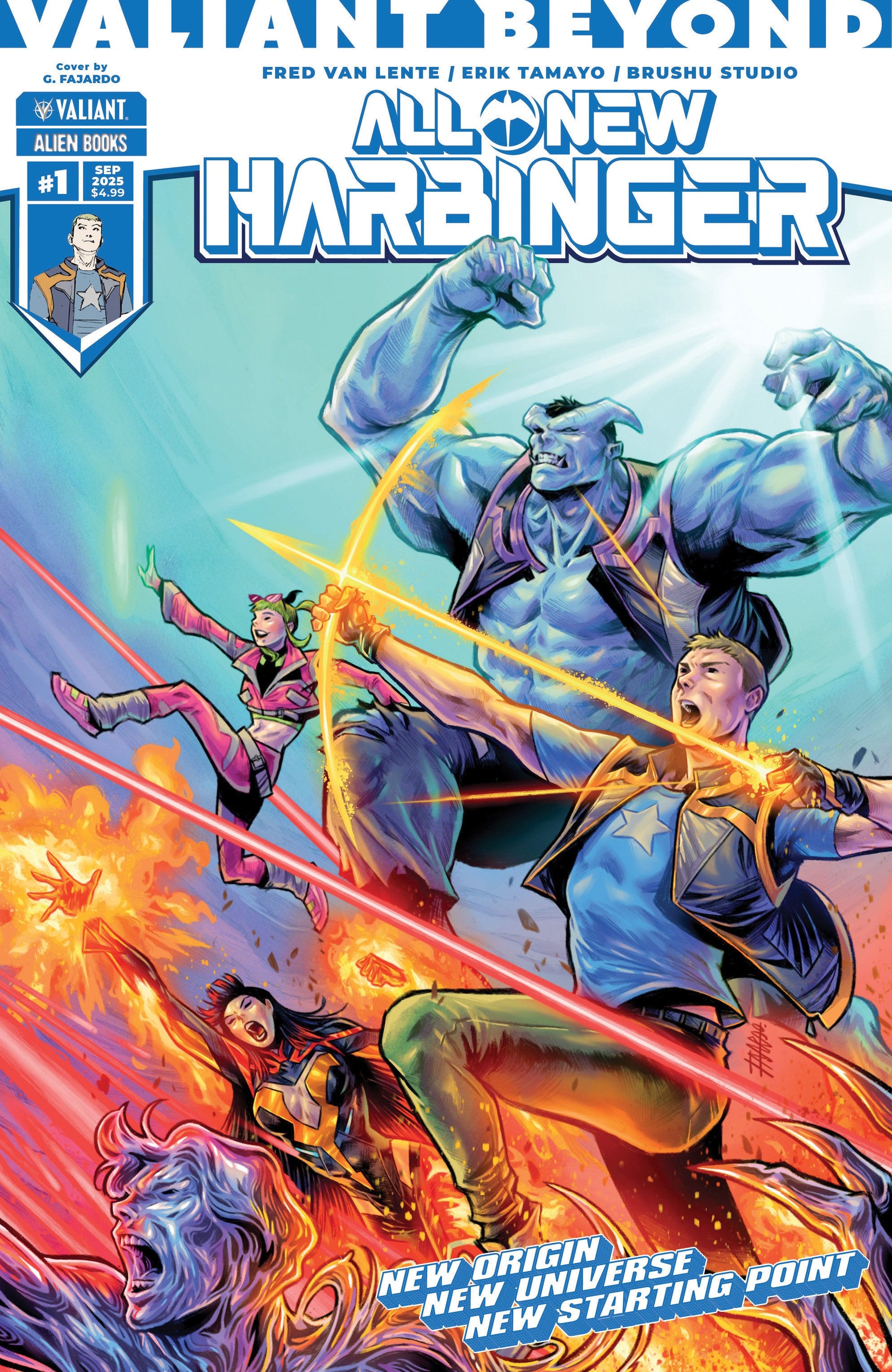 Valiant Entertainment Valiant Beyond All New Harbinger #1 Guillermo Fajardo