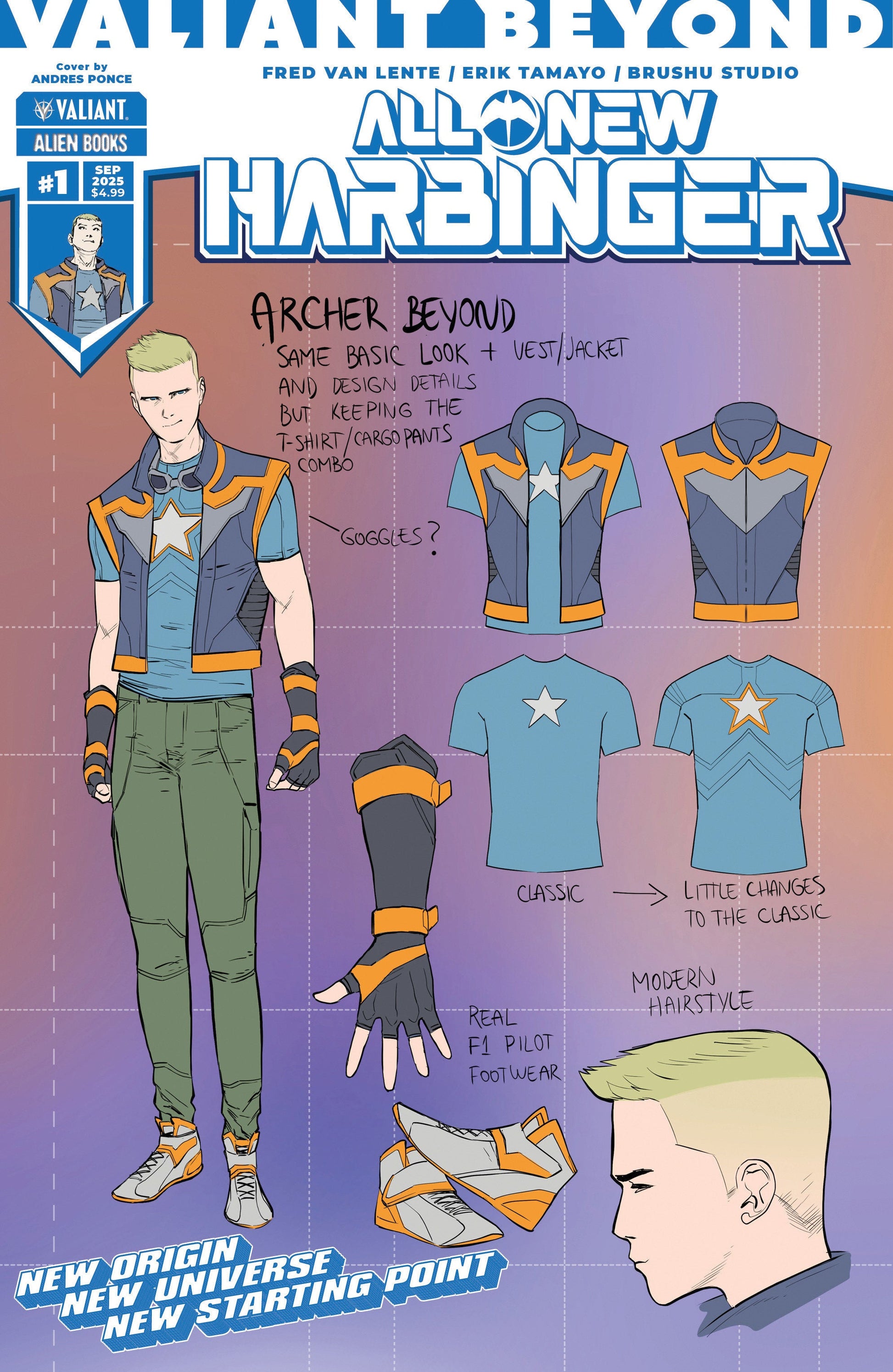 Valiant Entertainment Valiant Beyond All New Harbinger #1 Andres Ponce