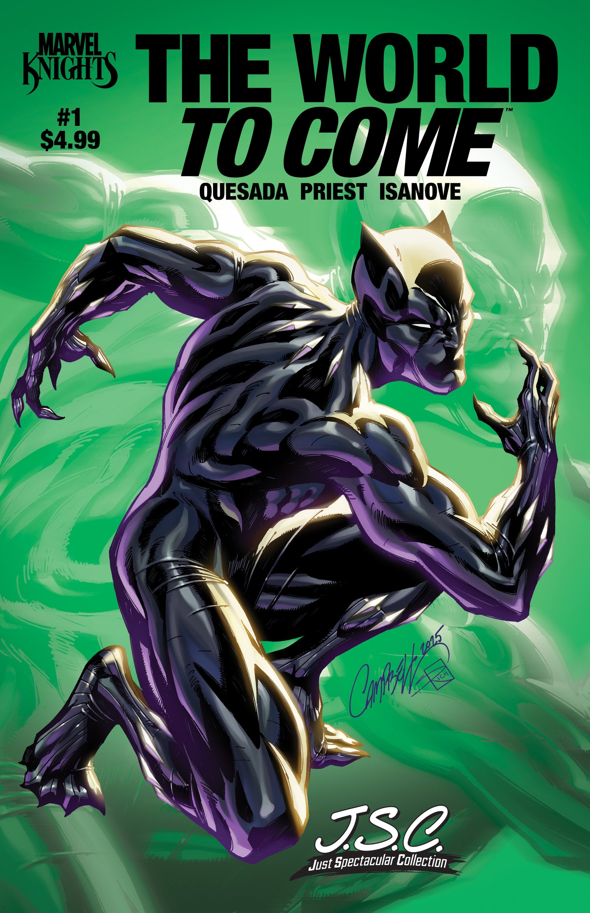Marvel Comics Marvel Knights: The World To Come #3 J Scott Campbell