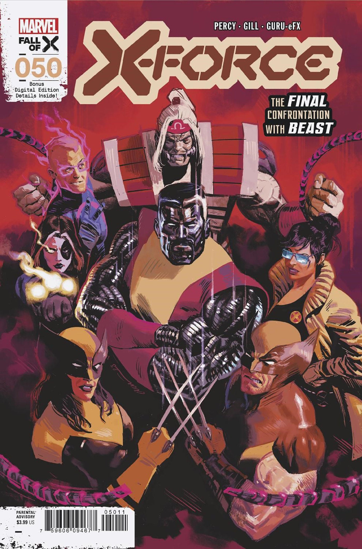 Marvel Comics X-Force #50 Daniel Acuna
