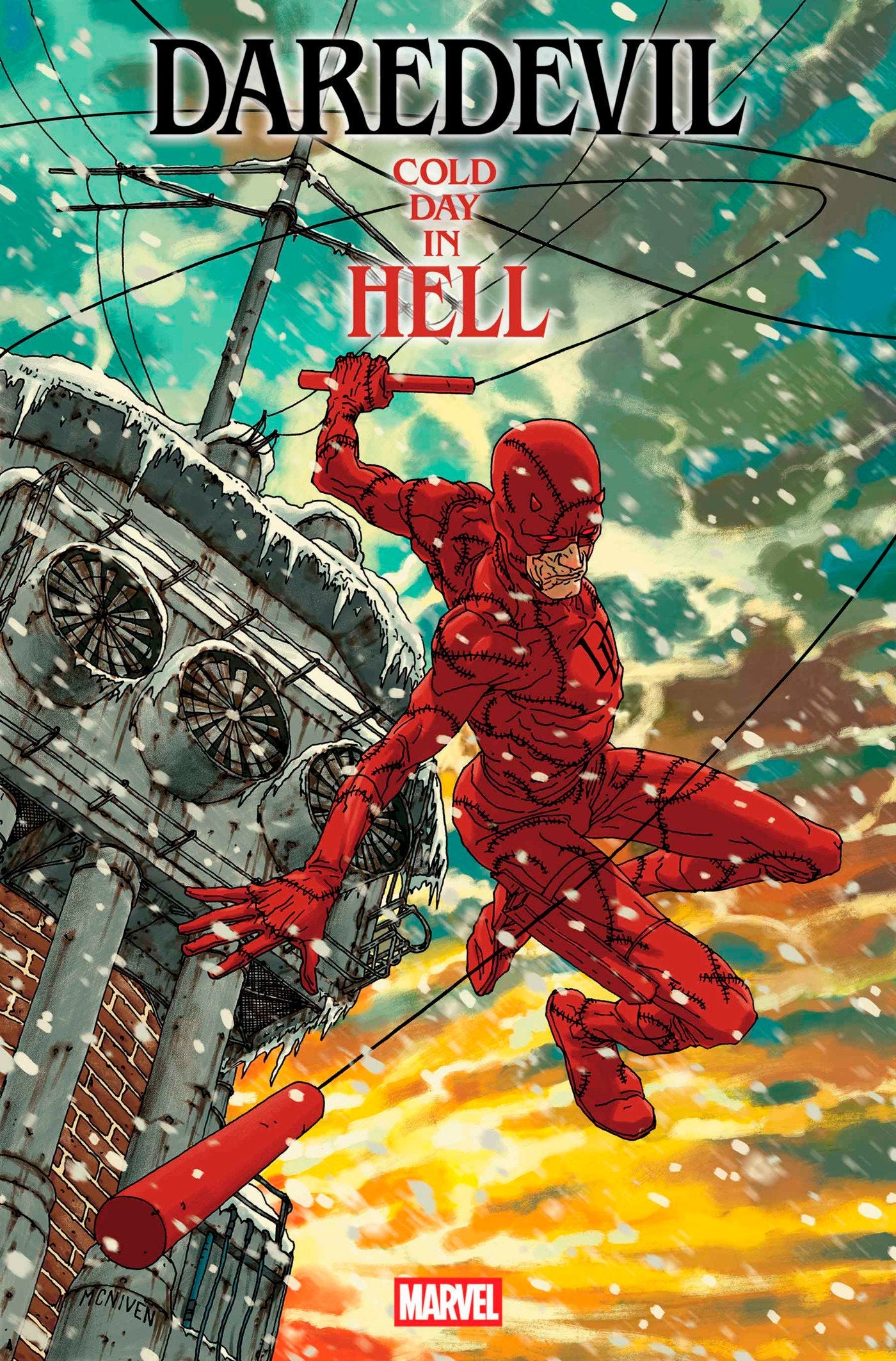 Marvel Comics Daredevil Cold Day In Hell #2 Steve McNiven