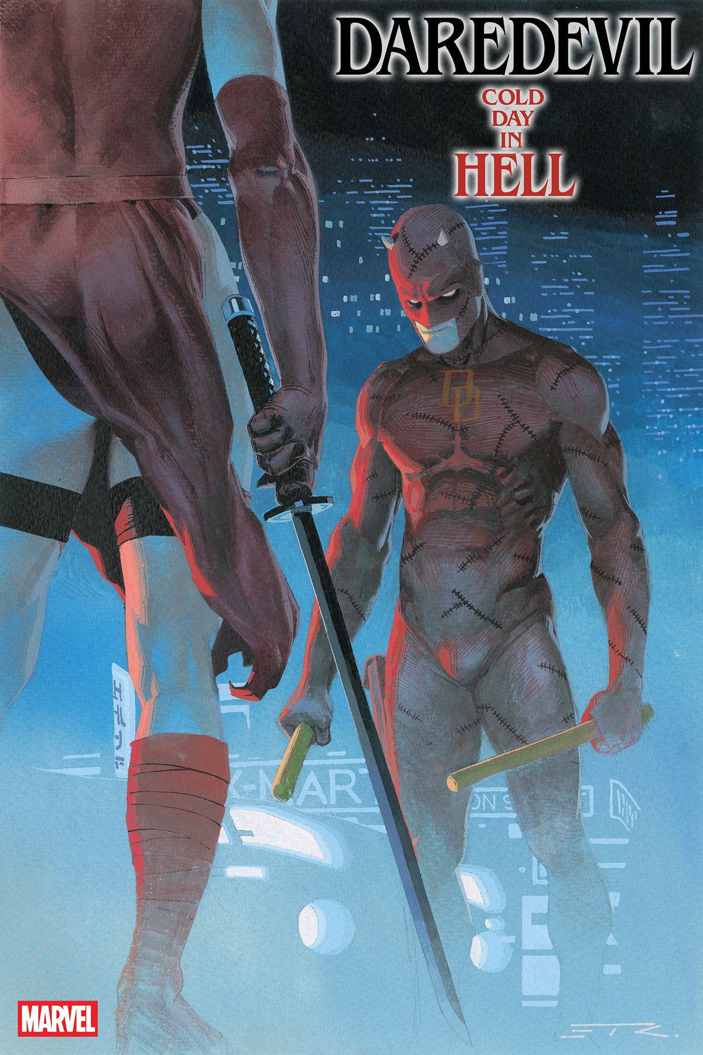 Marvel Comics Daredevil Cold Day In Hell #2 Esad Ribic