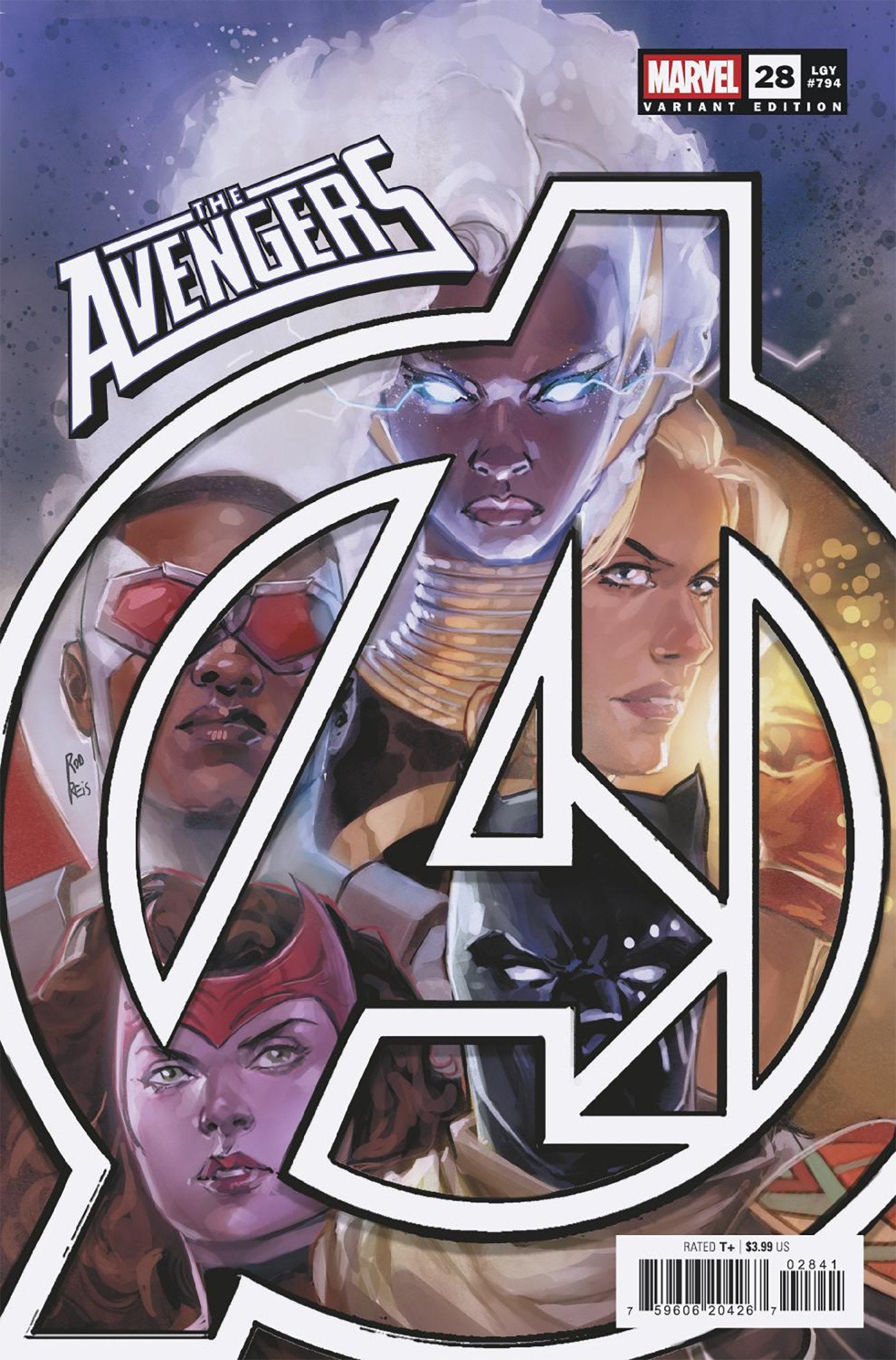 Marvel Comics Avengers #28 Rod Reis