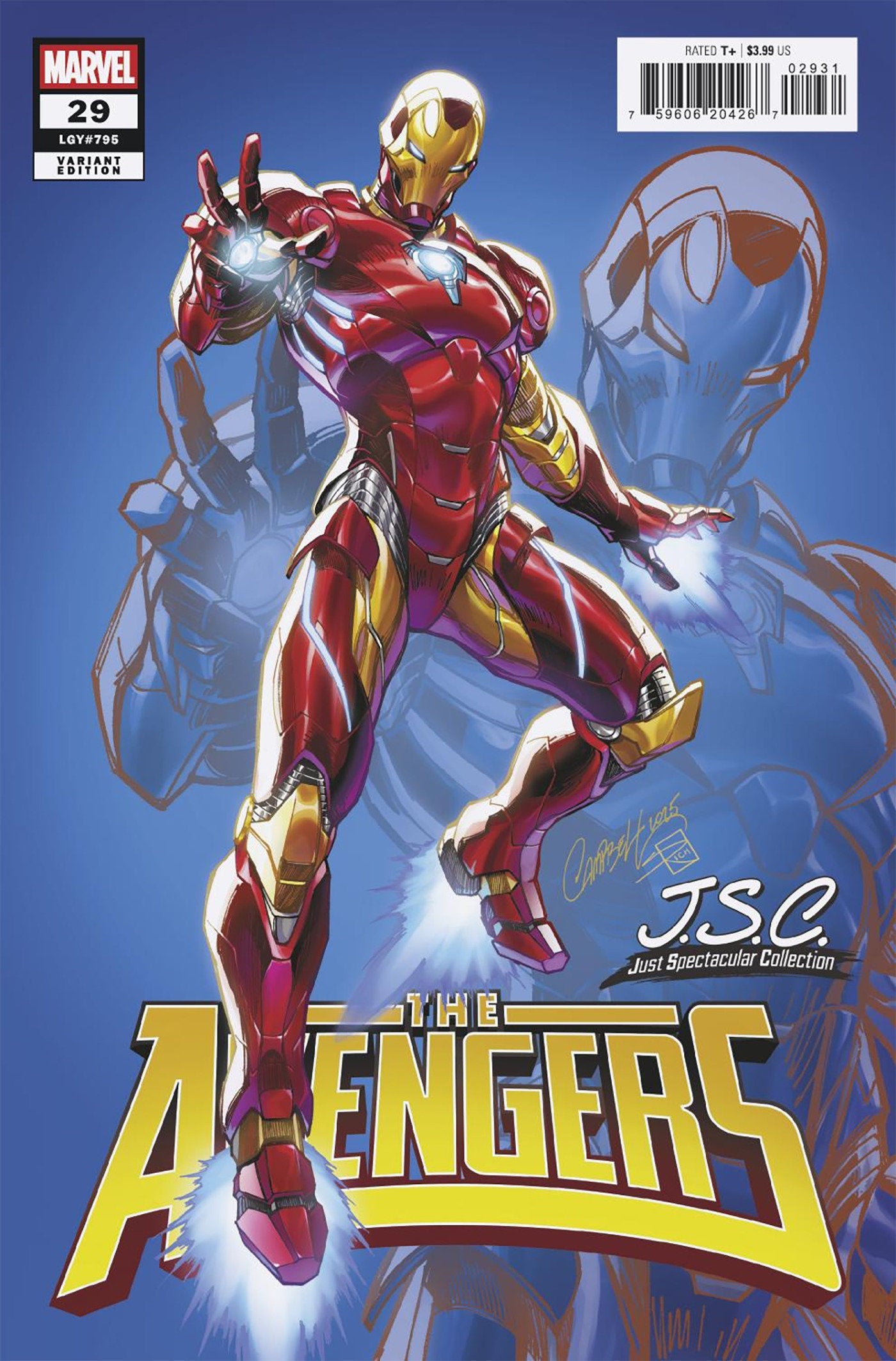 Marvel Comics Avengers #29 J Scott Campbell