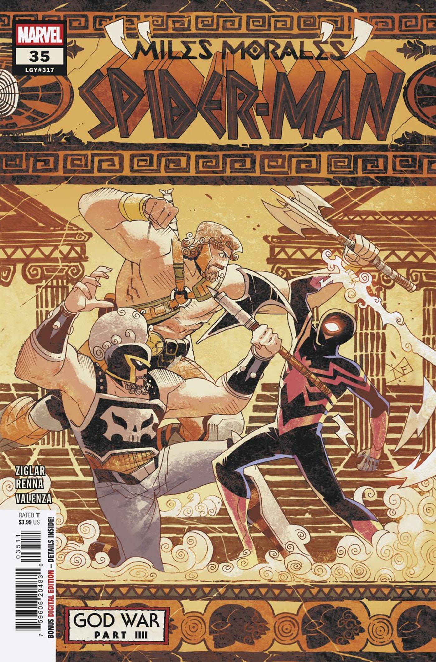Marvel Comics Miles Morales Spider-Man #35 Federico Vicentini