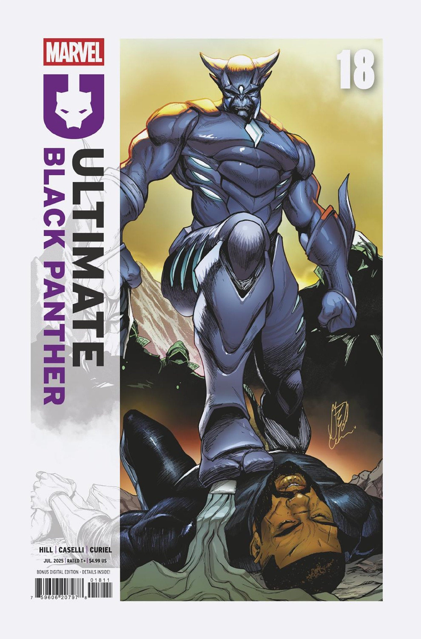 Marvel Comics Ultimate Black Panther #18 Stefano Caselli