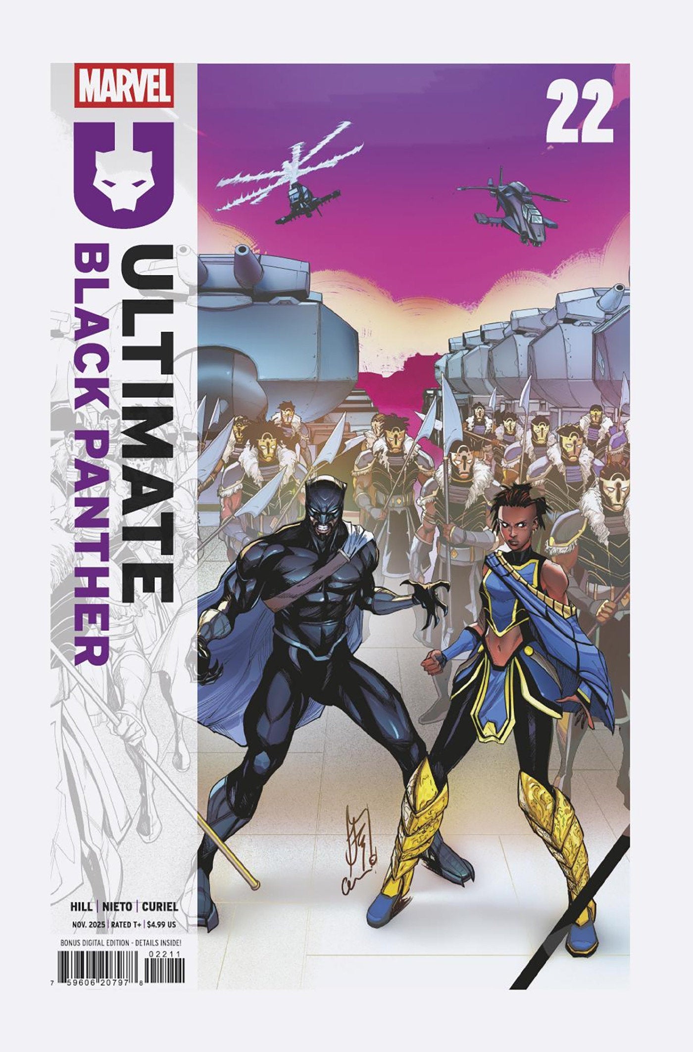 Marvel Comics Ultimate Black Panther #22 Stefano Caselli
