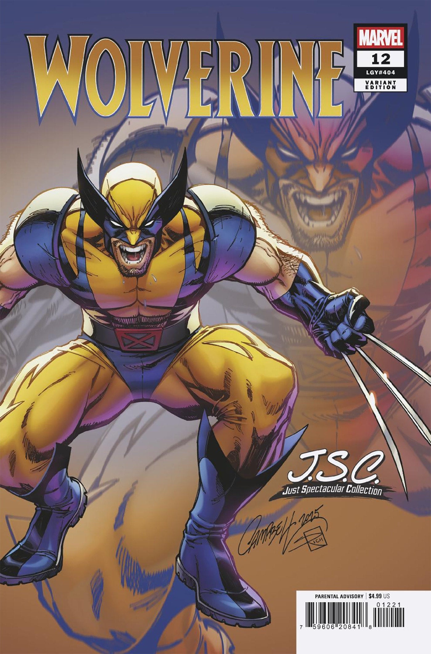 Marvel Comics Wolverine #12 J Scott Campbell