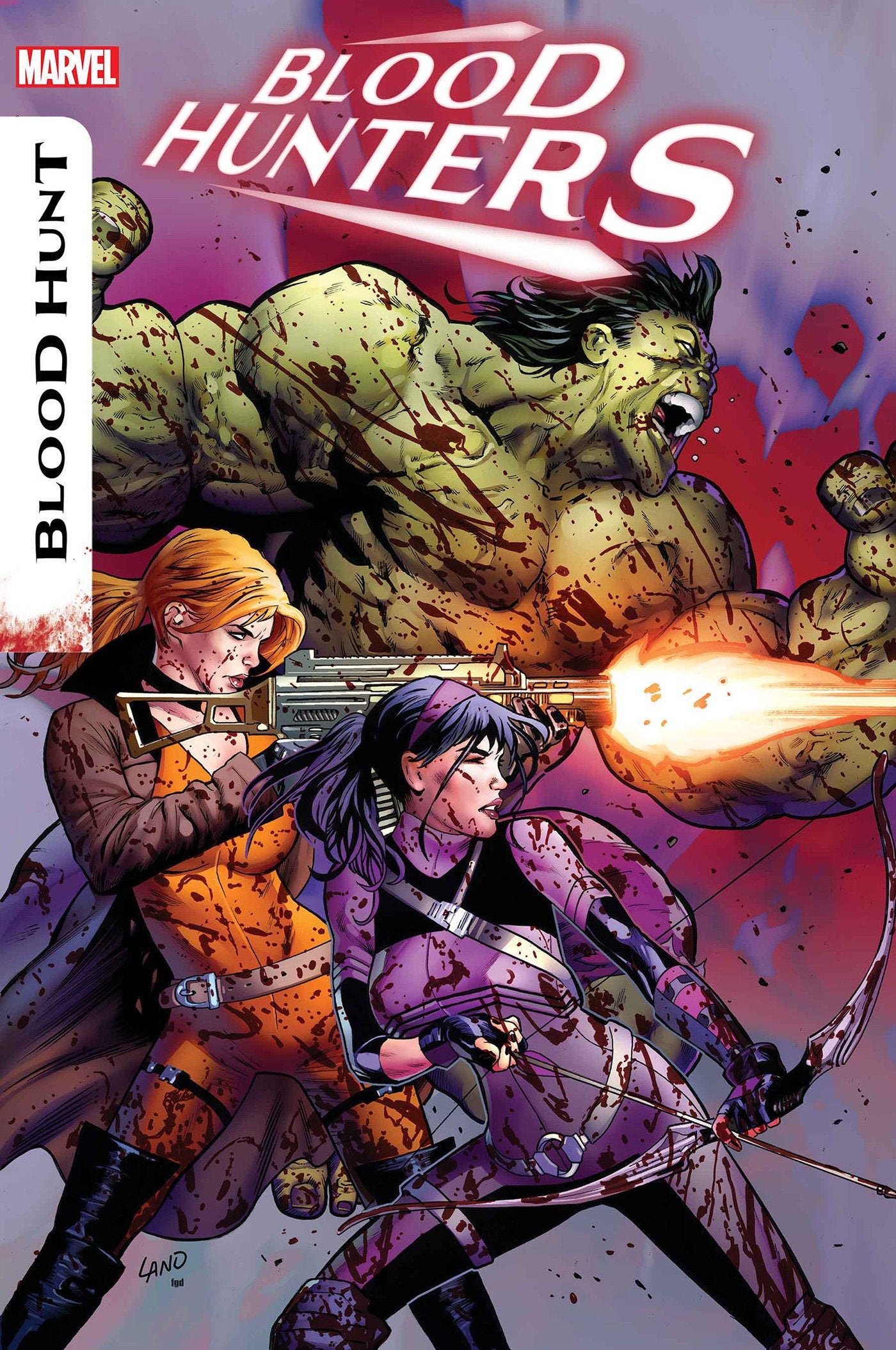 Marvel Comics Blood Hunters #2 Greg Land