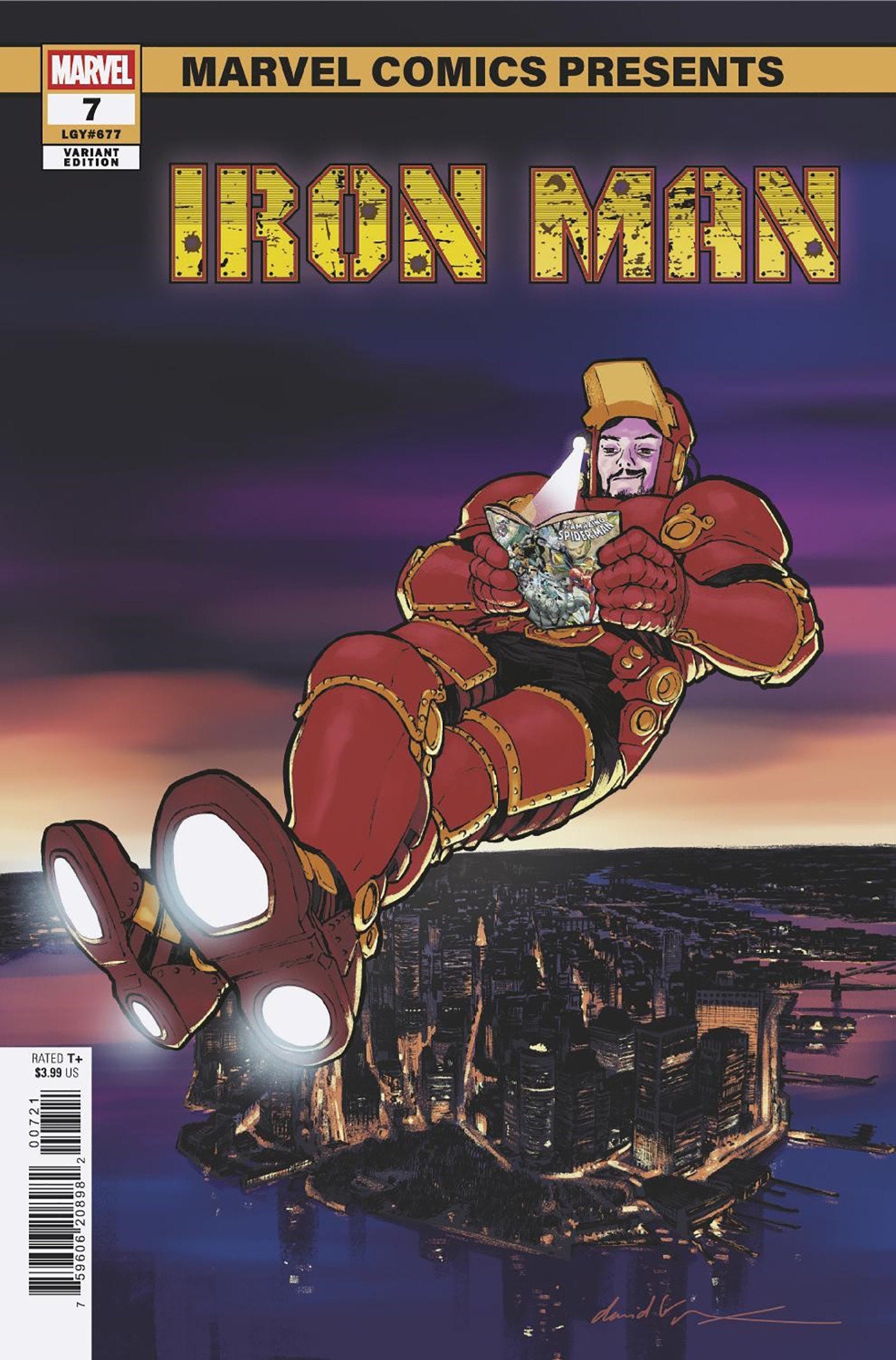 Marvel Comics Iron Man #7 David Lopez