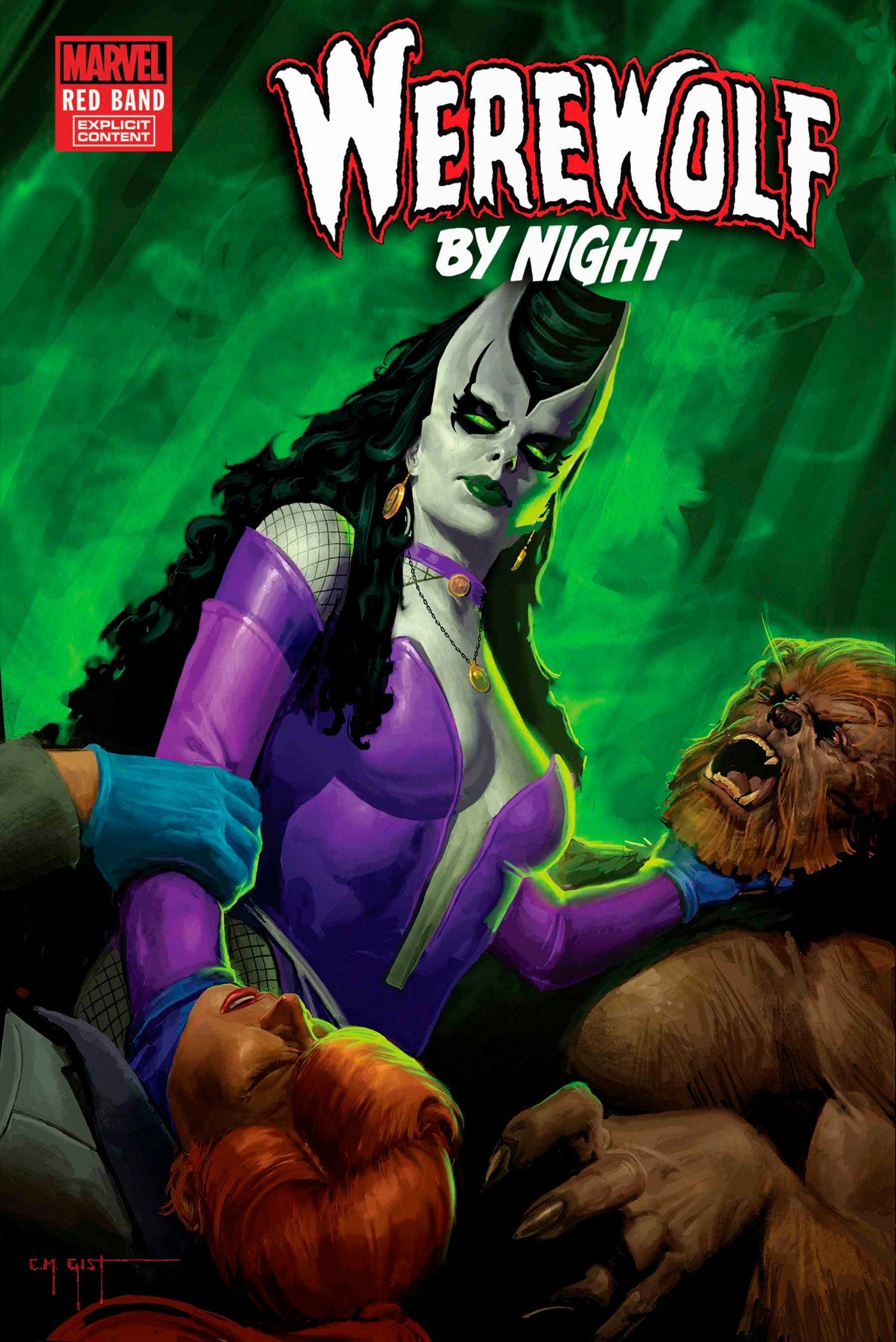 Marvel Comics Werewolf By Night Red Band #7 E.M. Gist