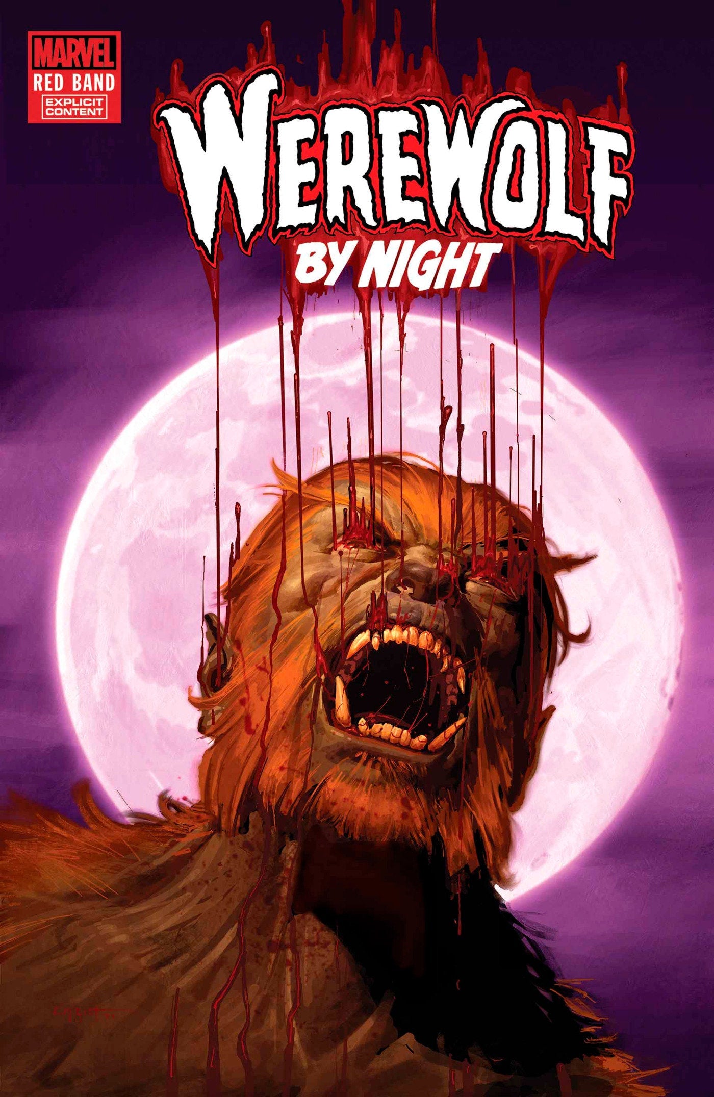 Marvel Comics Werewolf By Night Red Band #8 E.M. Gist
