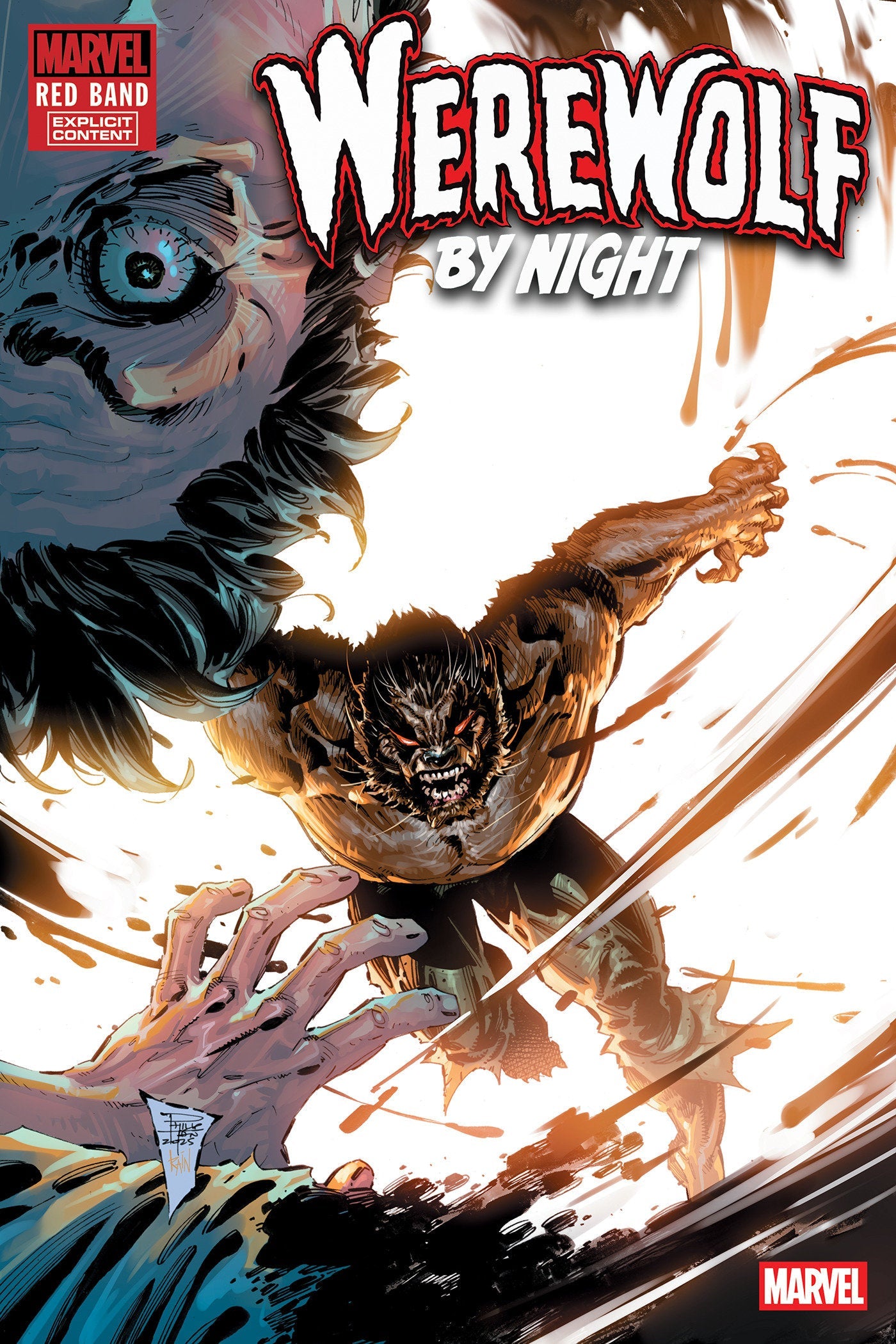 Marvel Comics Werewolf By Night Red Band #8 Philip Tan