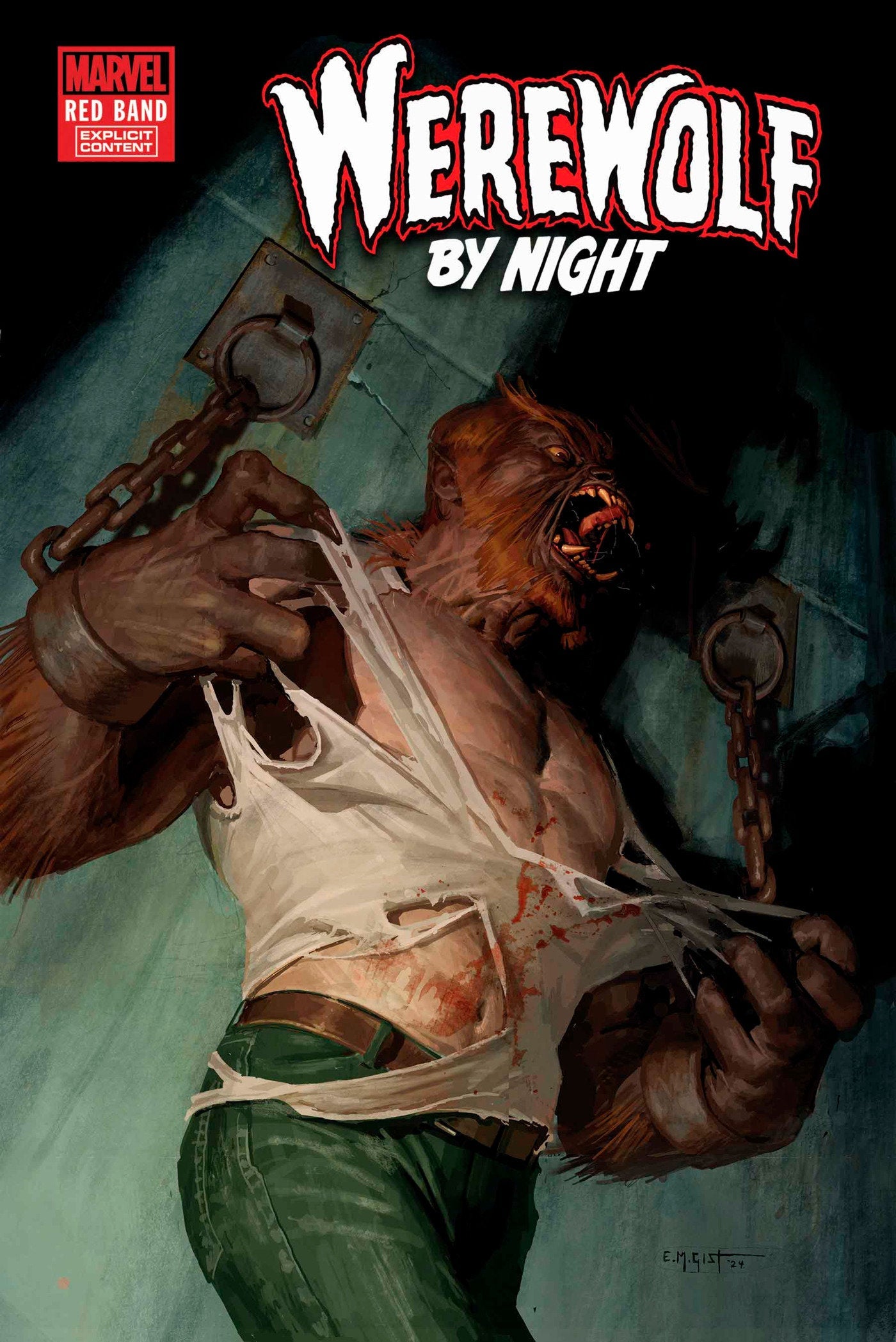 Marvel Comics Werewolf By Night Red Band #9 E.M. Gist