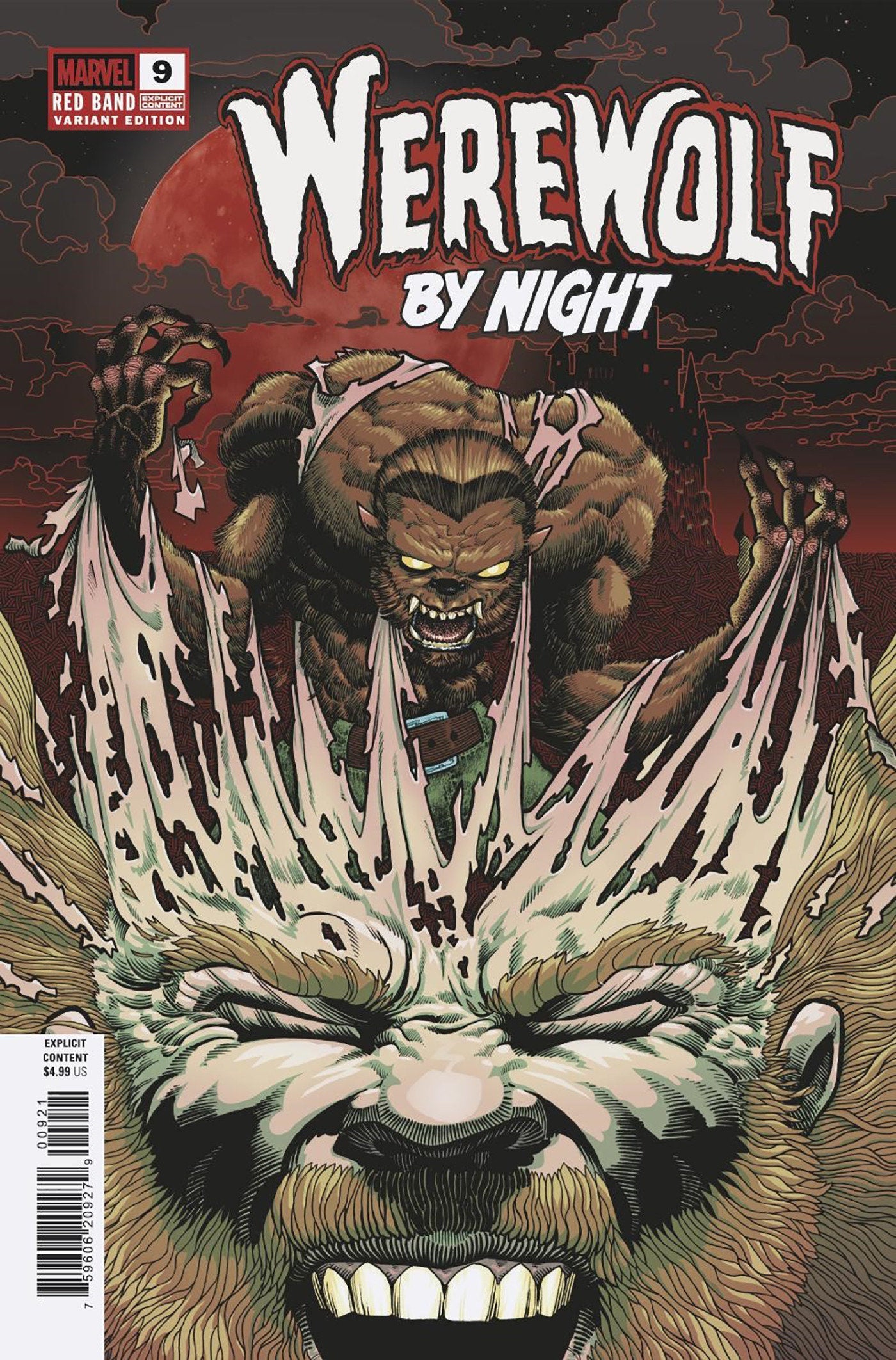 Marvel Comics Werewolf By Night Red Band #9 J. Gonzo