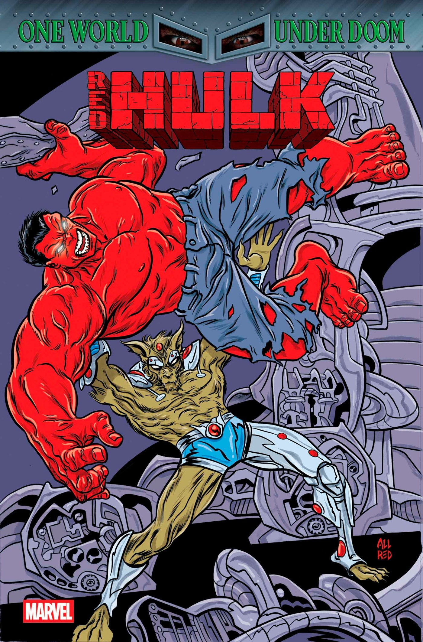 Marvel Comics Red Hulk #6 Michael Allred
