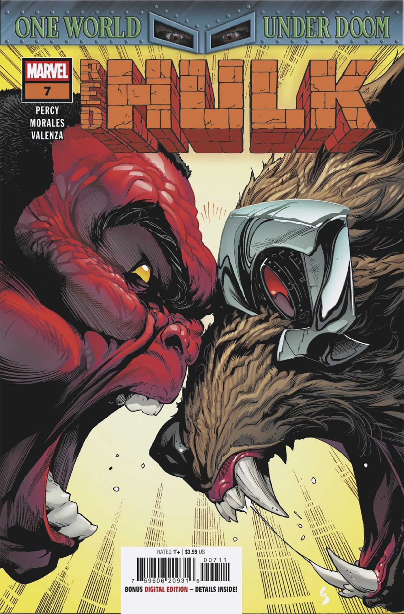Marvel Comics Red Hulk #7 Geoff Shaw