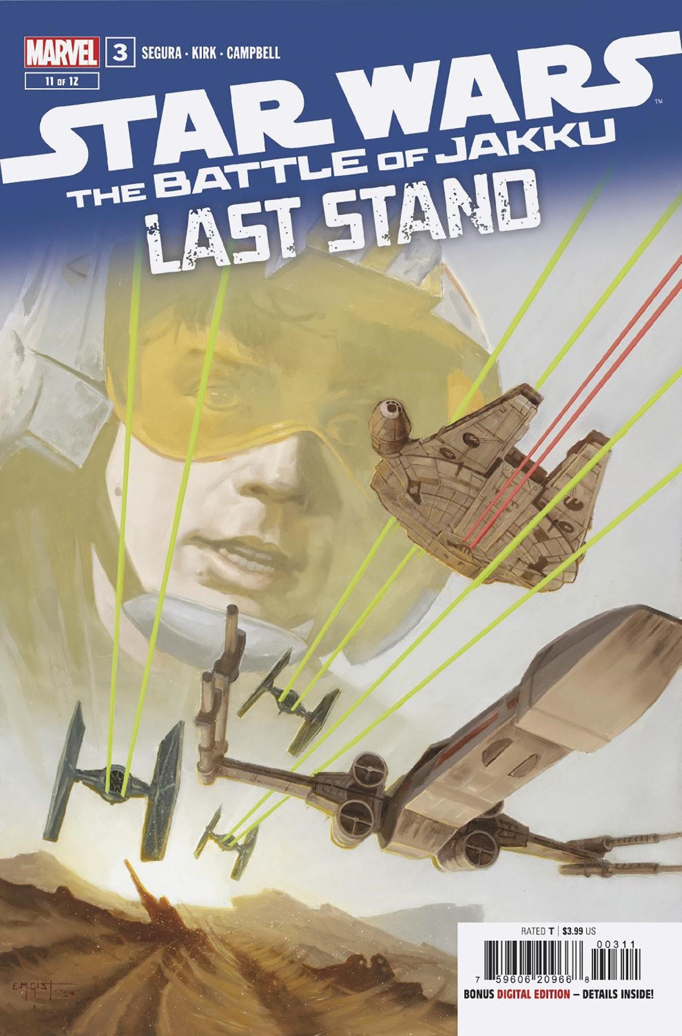 Marvel Comics Star Wars: Battle Of Jakku Last Stand #3 E.M. Gist