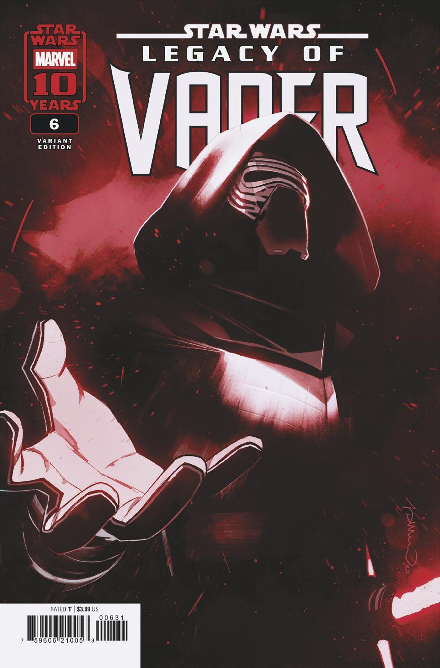 Marvel Comics Star Wars: The Legacy Of Vader #6 Simone Di Meo