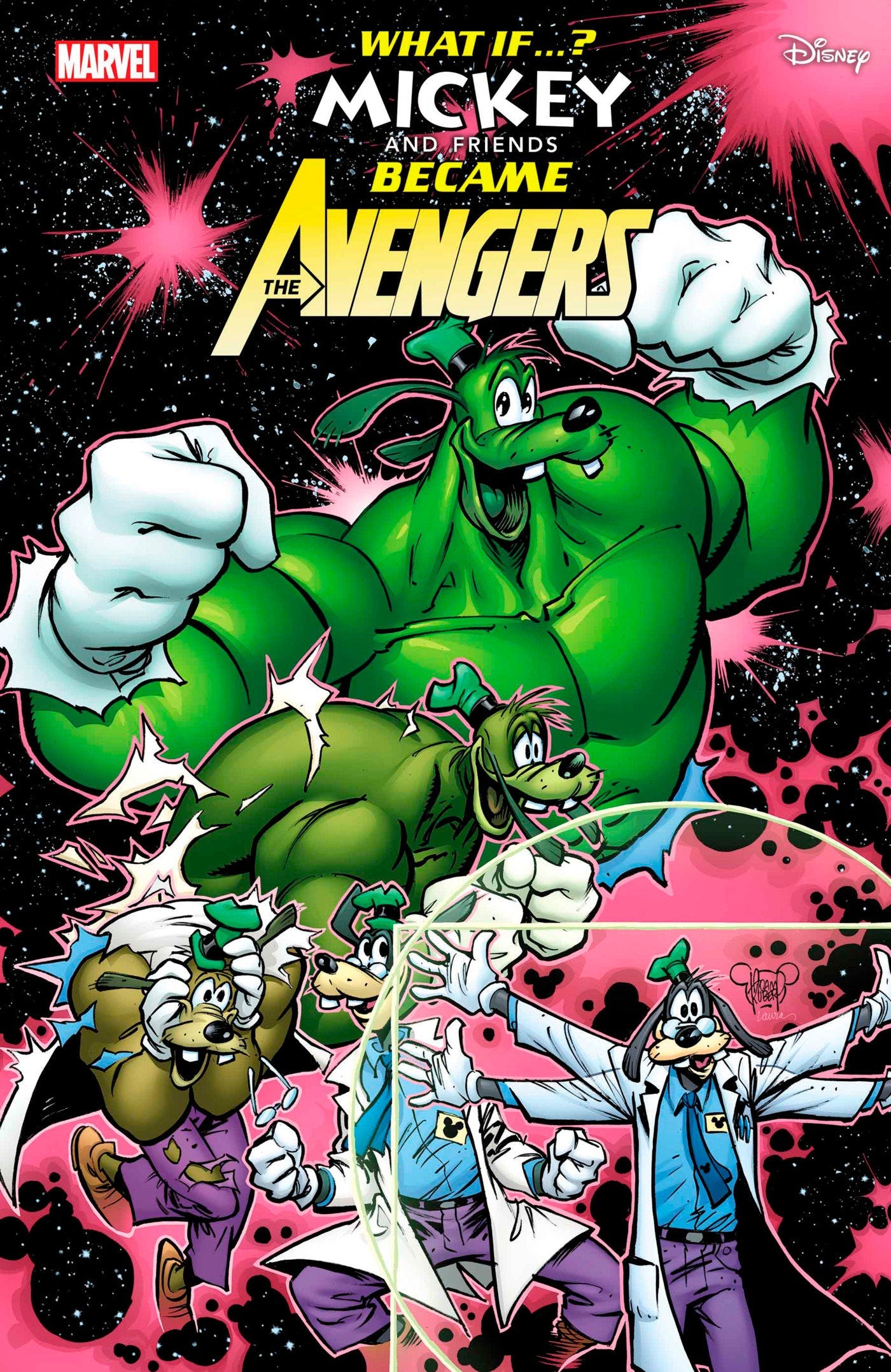 Marvel Comics What If Mickey & Friends Became Avengers #1 Adam Kubert