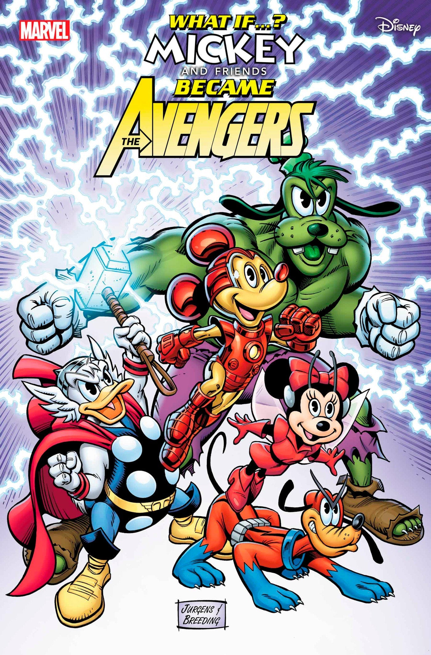 Marvel Comics What If Mickey & Friends Became Avengers #1 Dan Jurgens