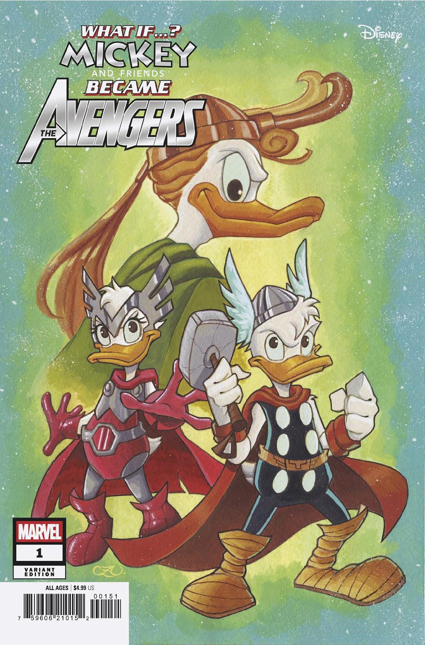 Marvel Comics What If Mickey & Friends Became Avengers #1 Chrissie Zullo