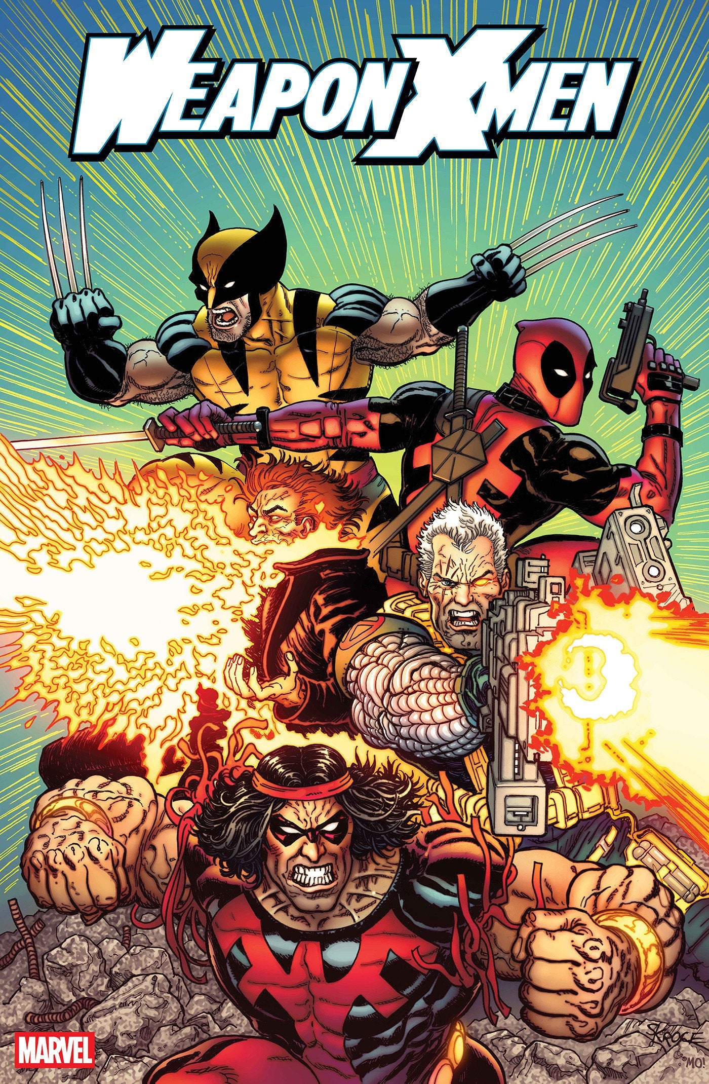 Marvel Comics Weapon X-Men #1 Steve Skroce