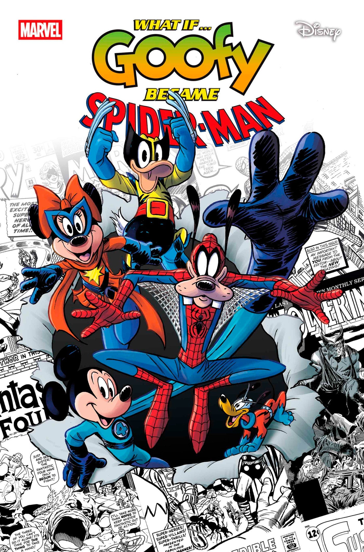 Marvel Comics What If Goofy Became Spider-Man #1 Andrea Feccero
