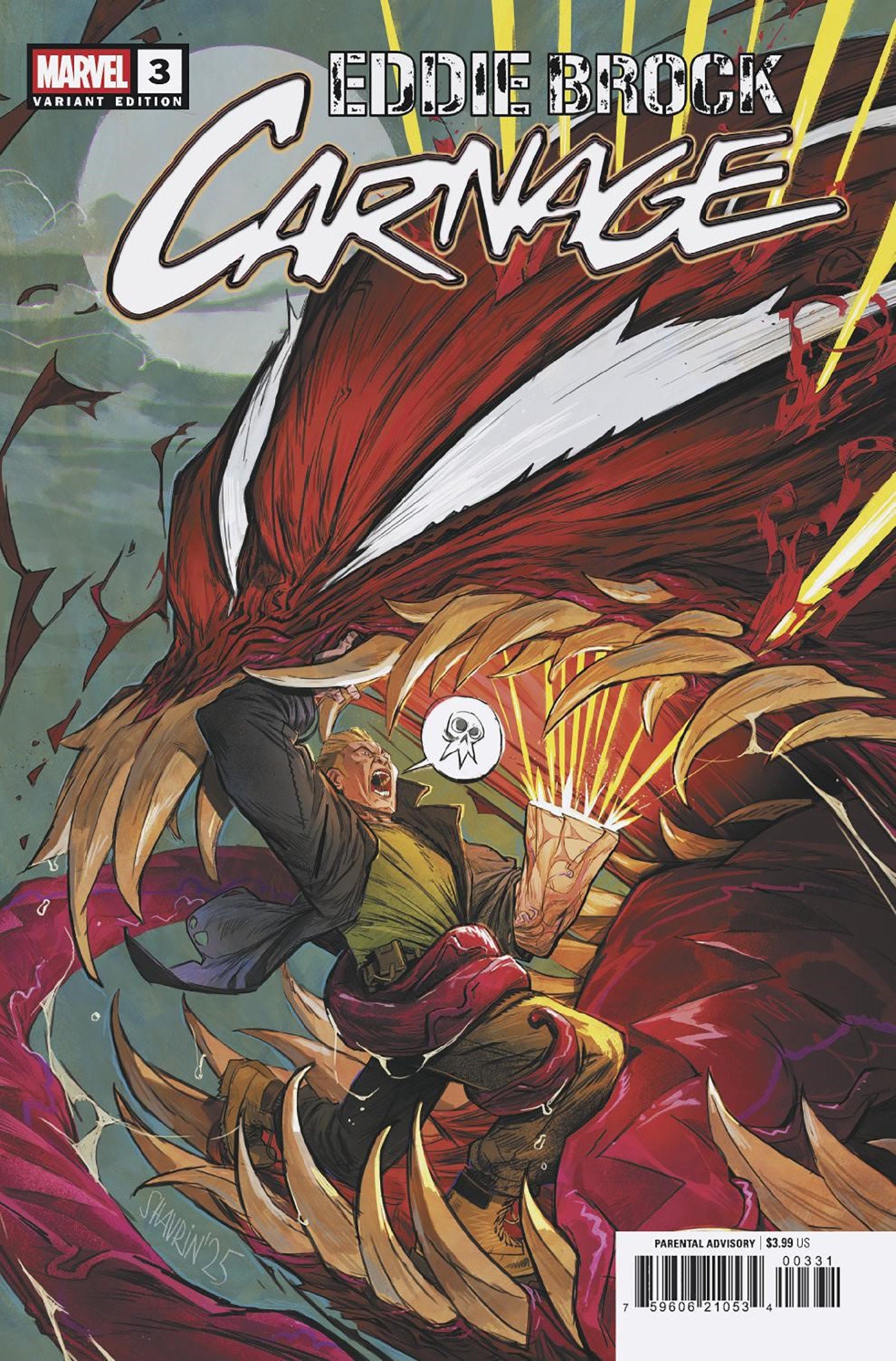 Marvel Comics Eddie Brock Carnage #3 Ivan Shavrin