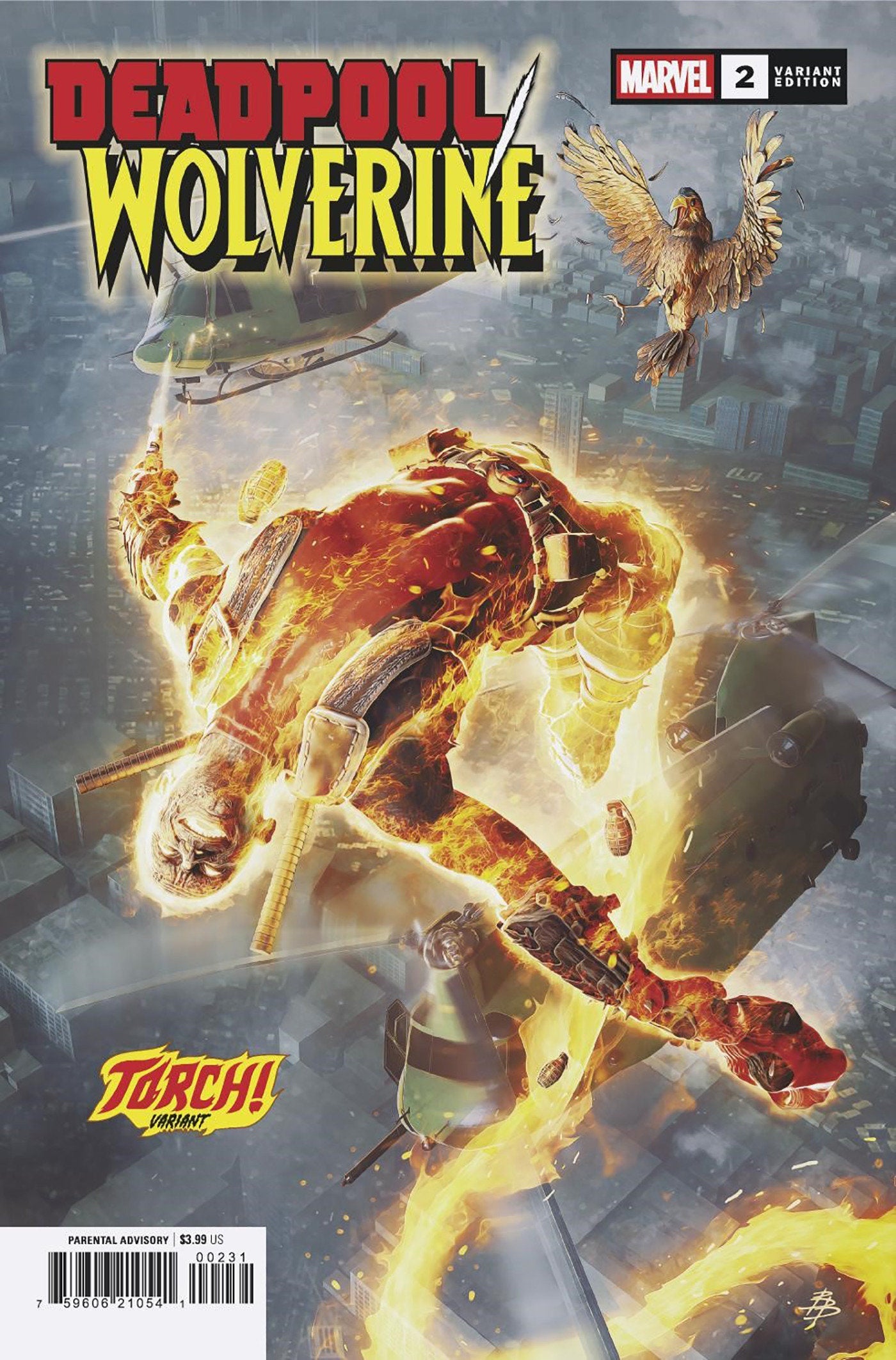 Marvel Comics Deadpool Wolverine #2 Bjorn Barends