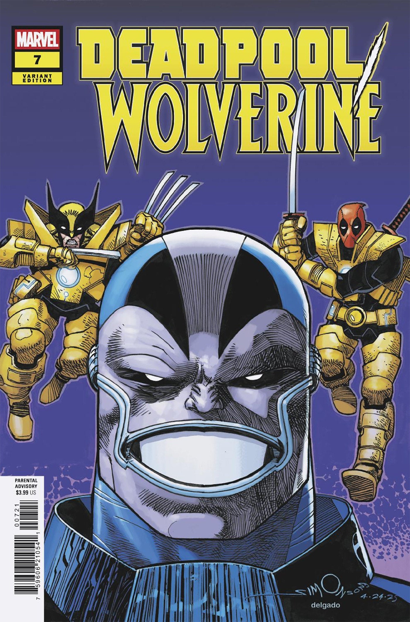 Marvel Comics Deadpool Wolverine #7 Walter Simonson