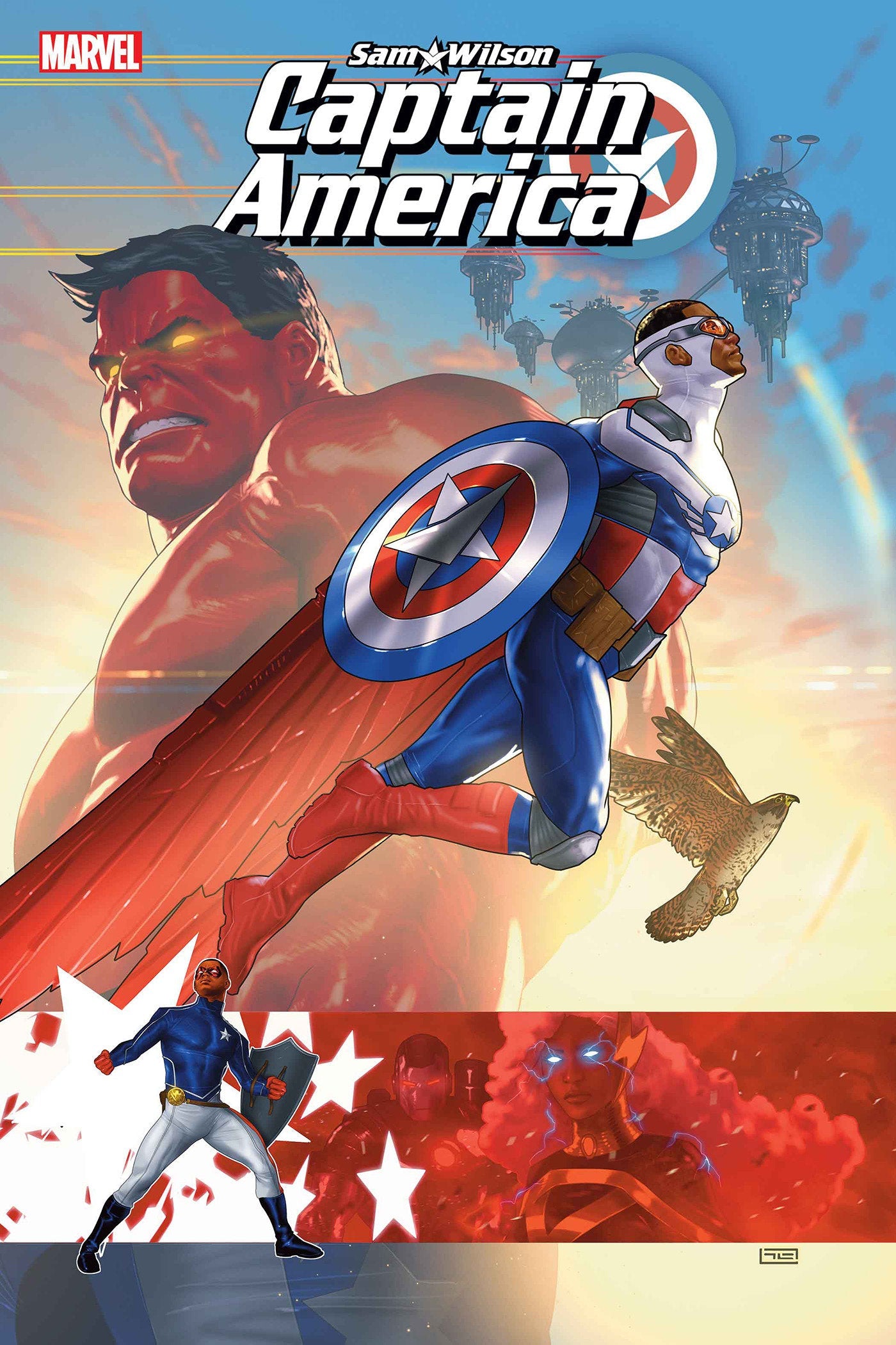 Marvel Comics Sam Wilson Captain America #1 Taurin Clarke