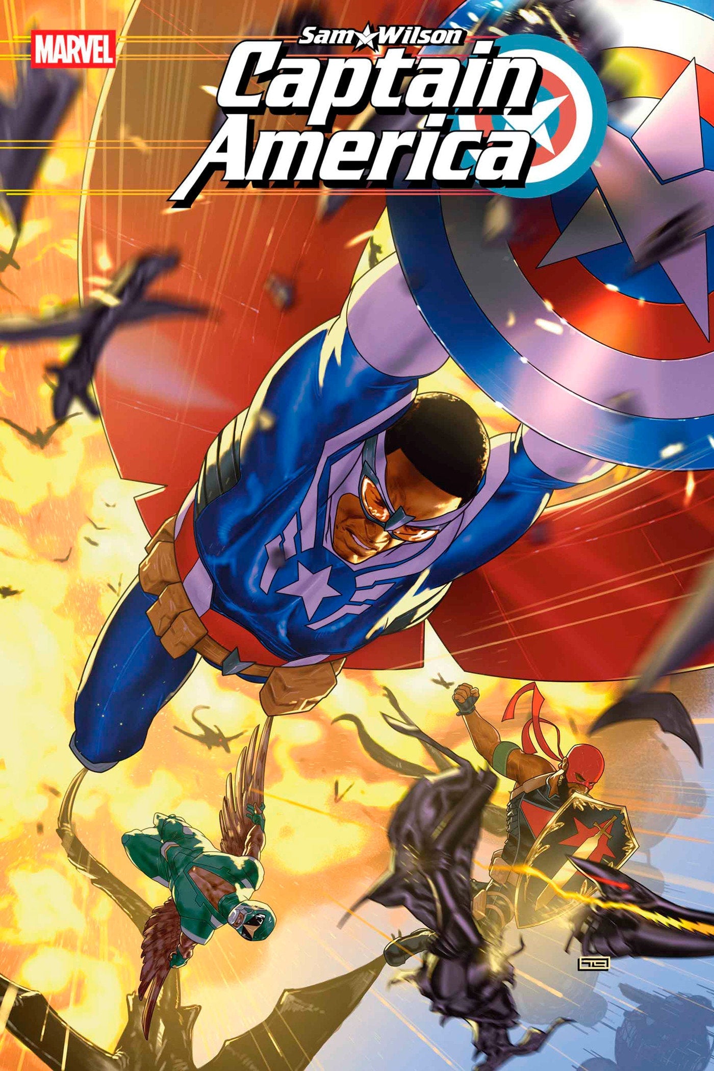 Marvel Comics Sam Wilson Captain America #4 Taurin Clarke