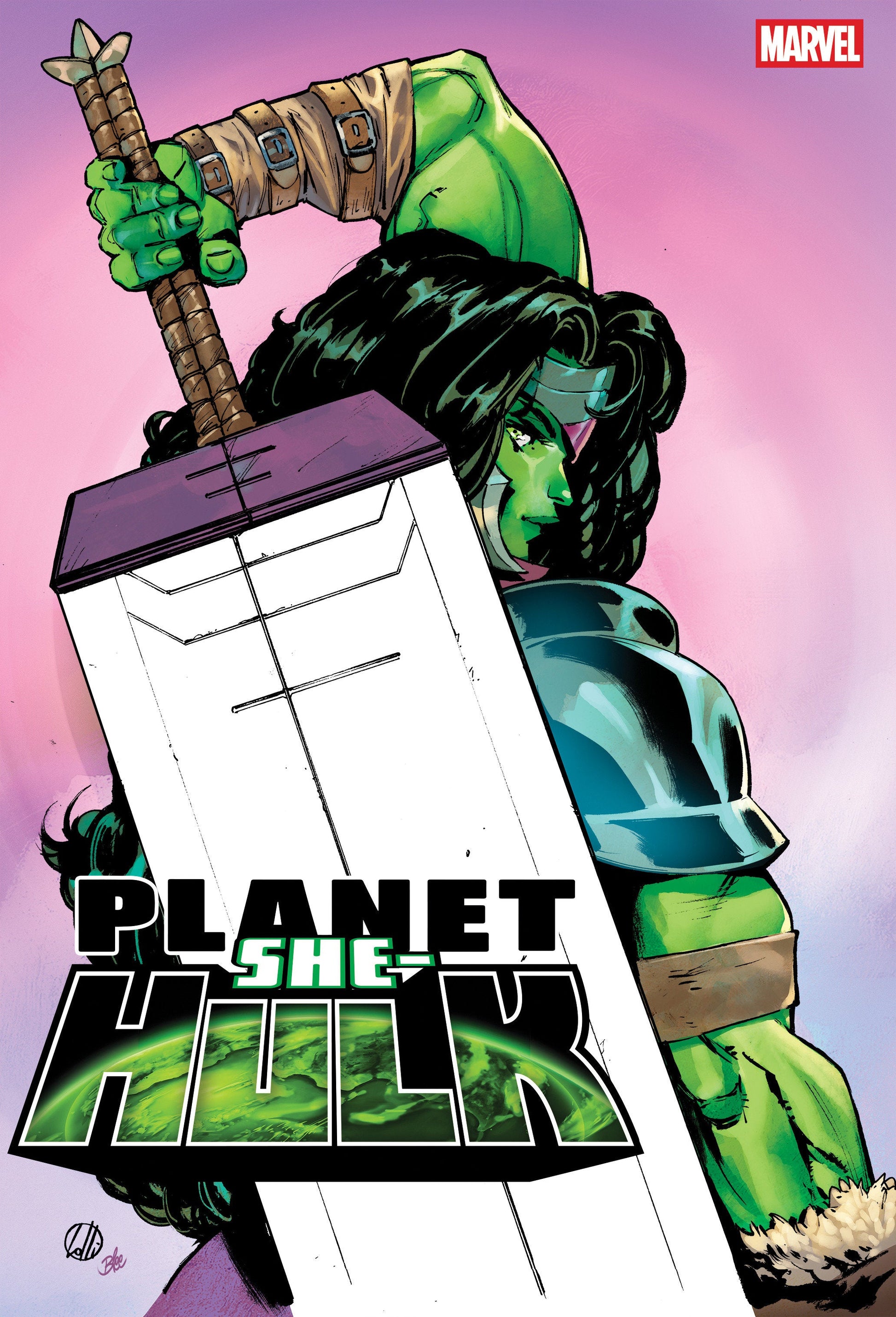 Marvel Comics Planet She-Hulk #1 Matteo Lolli Foil Variant
