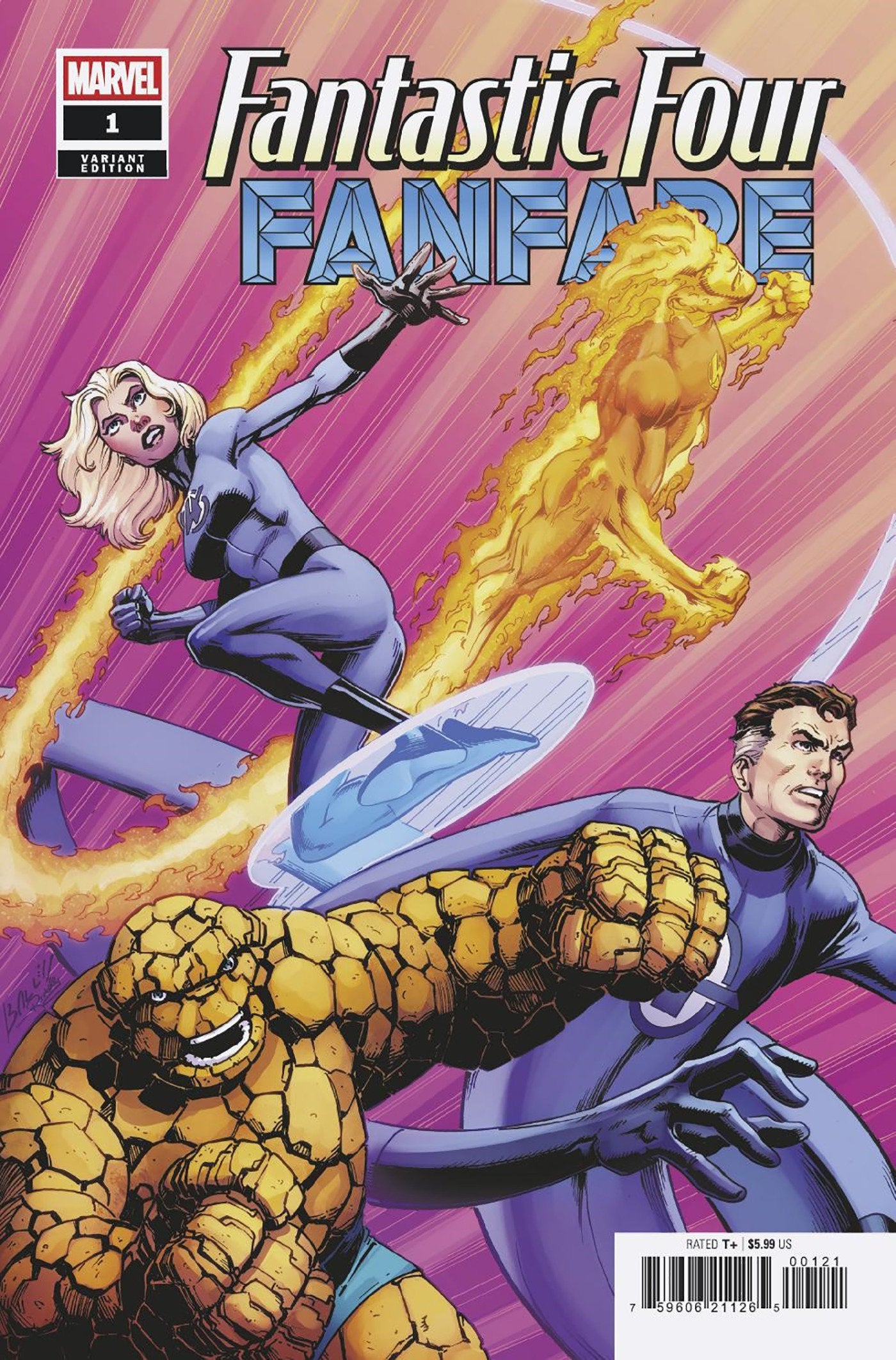Marvel Comics Fantastic Four Fanfare #1 Mark Bagley