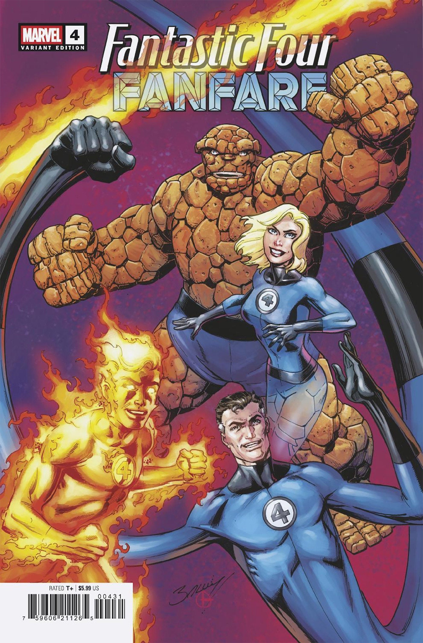Marvel Comics Fantastic Four Fanfare #4 Mark Bagley
