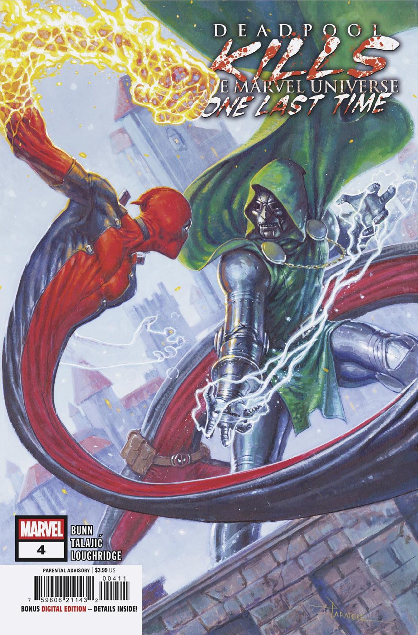 Marvel Comics Deadpool Kills Marvel U One Last Time #4 Davide Paratore