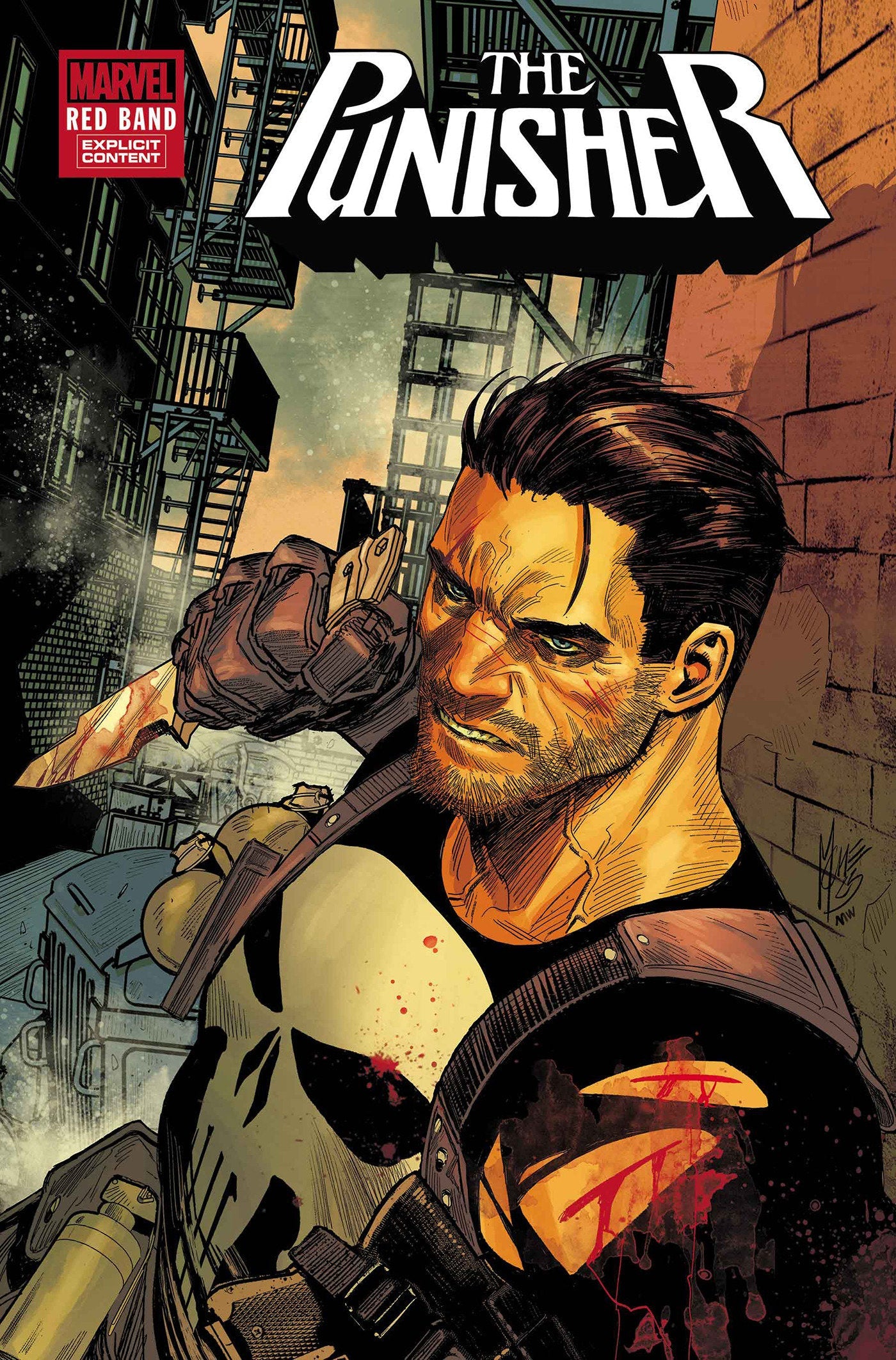 Marvel Comics Punisher: Red Band #3 Marco Checchetto