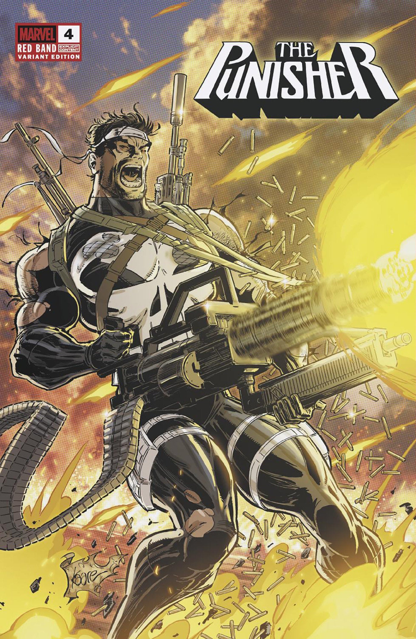 Marvel Comics Punisher: Red Band #4 Kaare Andrews