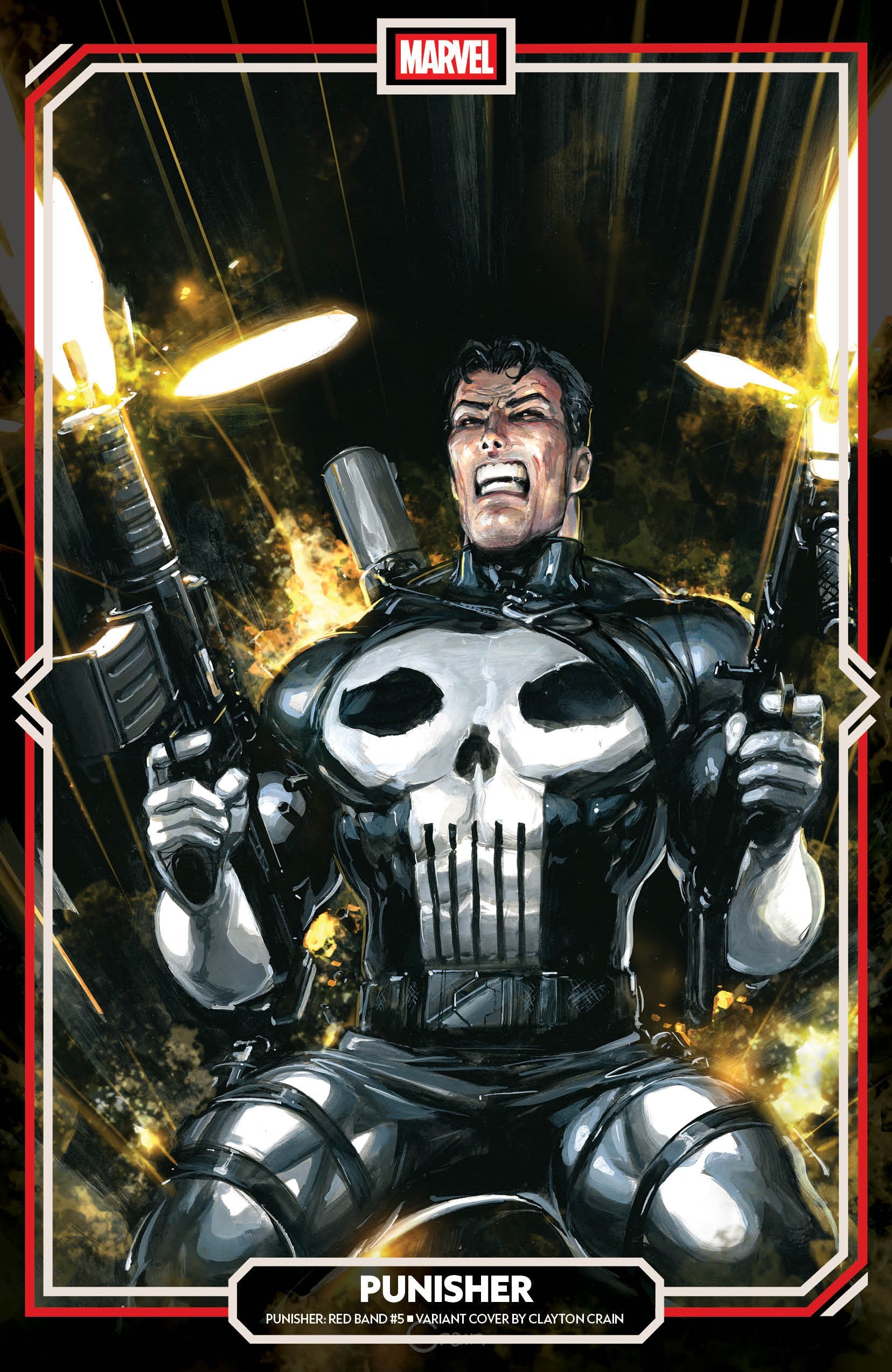 Marvel Comics Punisher: Red Band #5 Clayton Crain