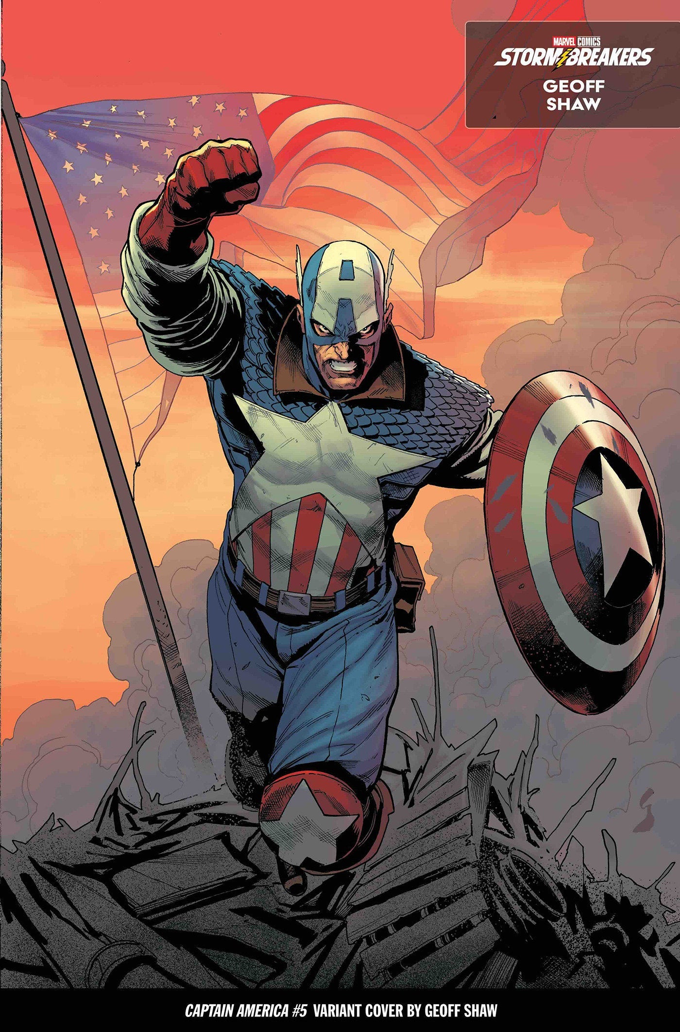 Marvel Comics Captain America #5 Geoff Shaw