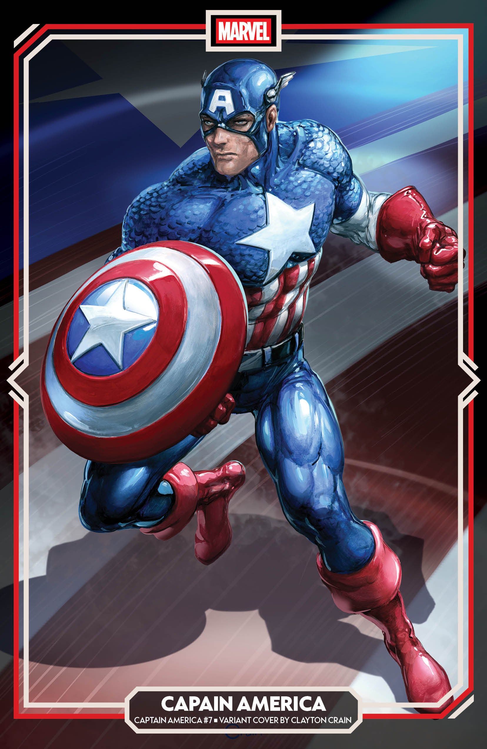 Marvel Comics Captain America #7 Clayton Crain