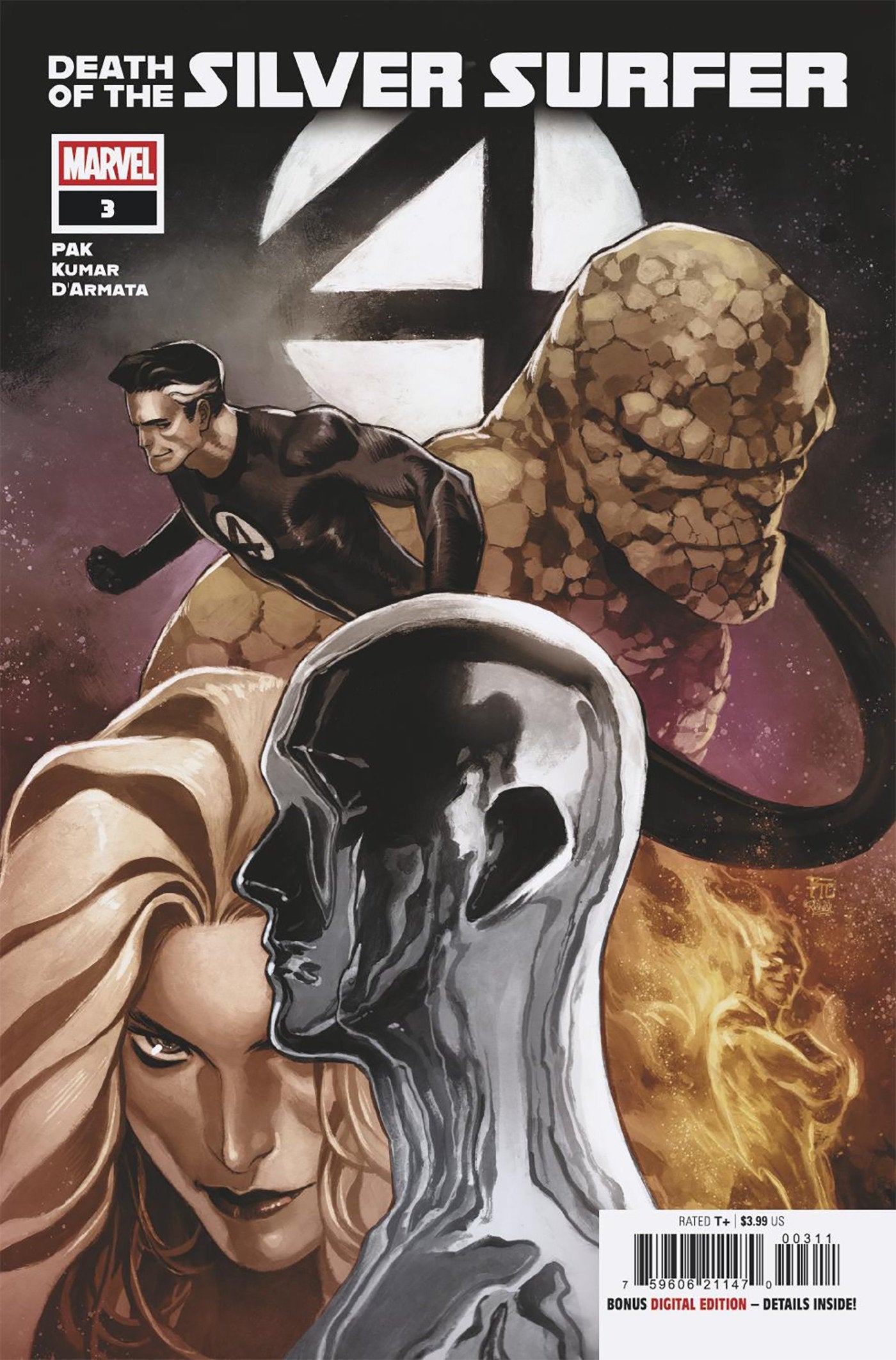 Marvel Comics Death Of The Silver Surfer #3 Dike Ruan