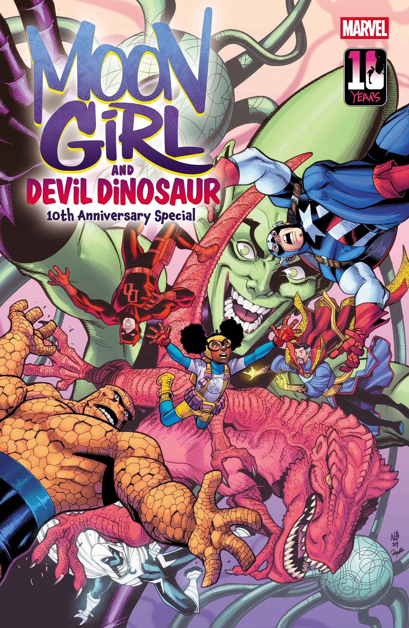 Marvel Comics Moon Girl & Devil Dinosaur #1 Nick Bradshaw