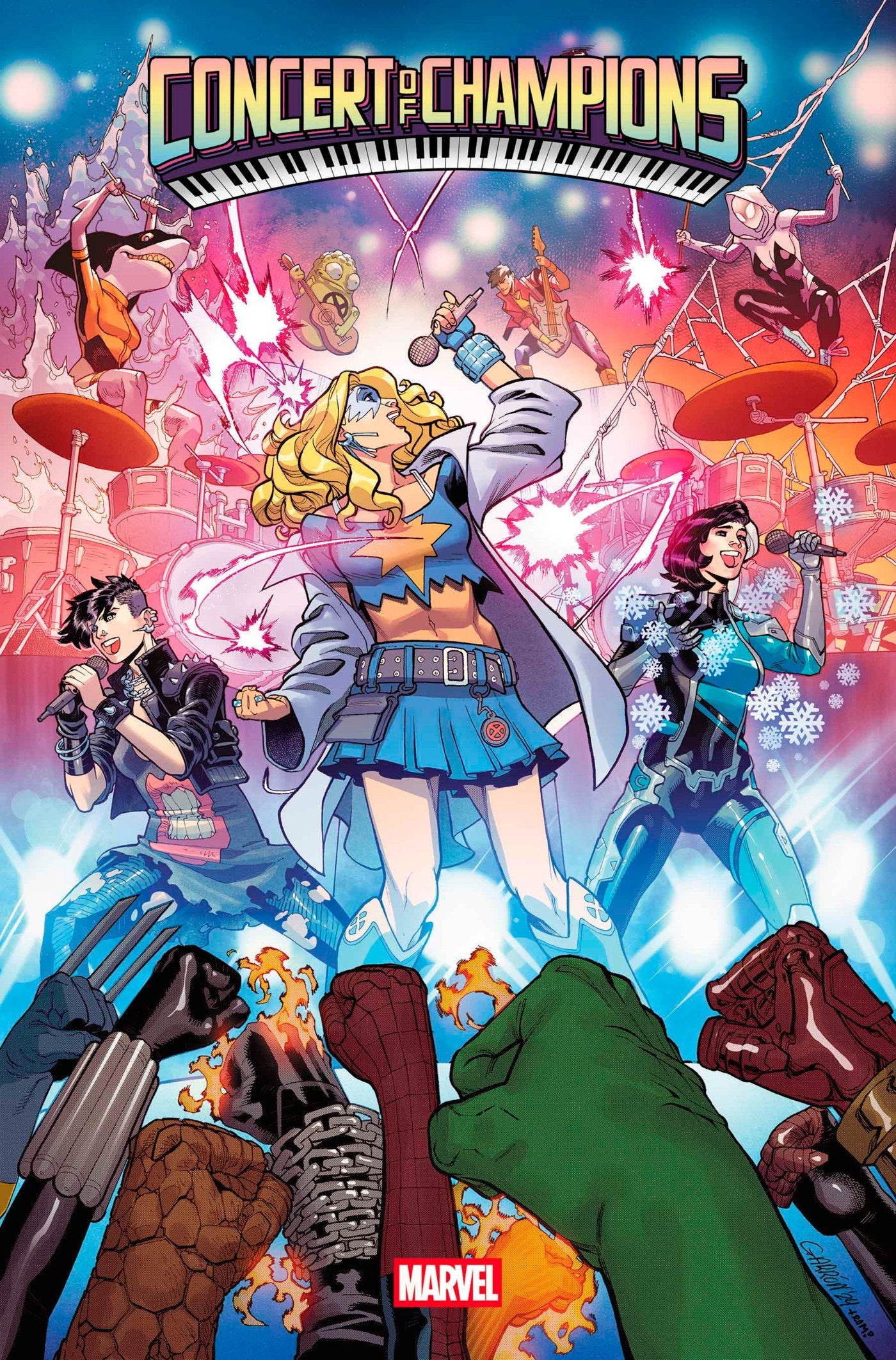 Marvel Comics Concert Of Champions #1 Javier Garron