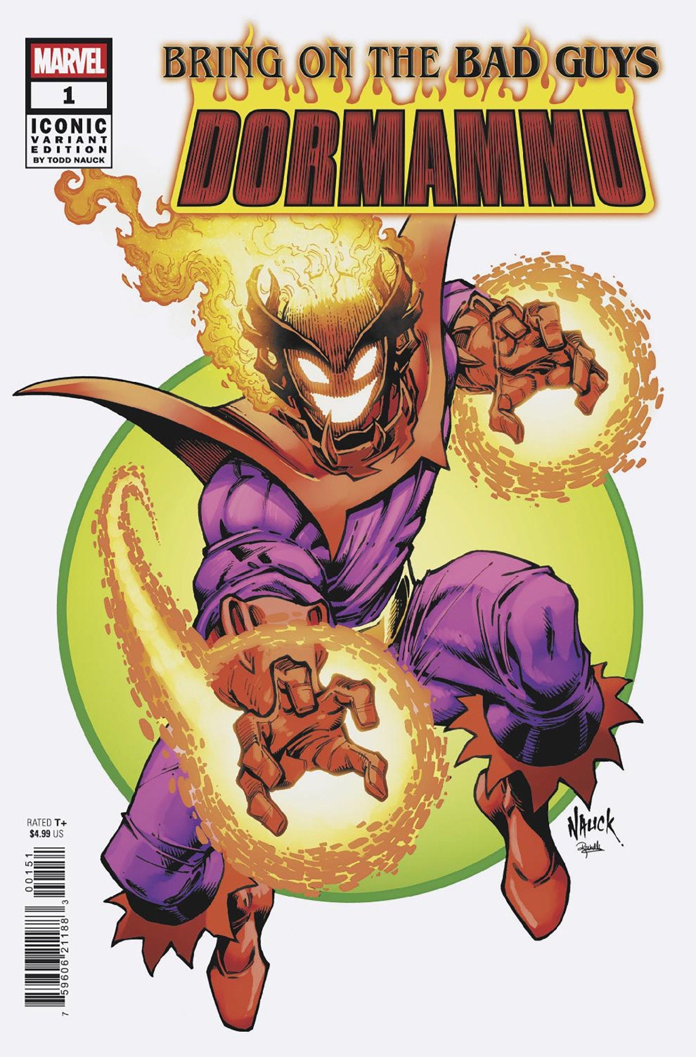 Marvel Comics Bring On The Bad Guys Dormammu #1 Todd Nauck