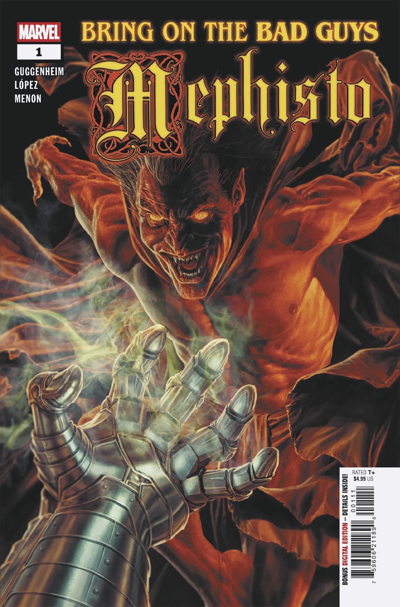 Marvel Comics Bring On The Bad Guys Mephisto #1 Lee Bermejo